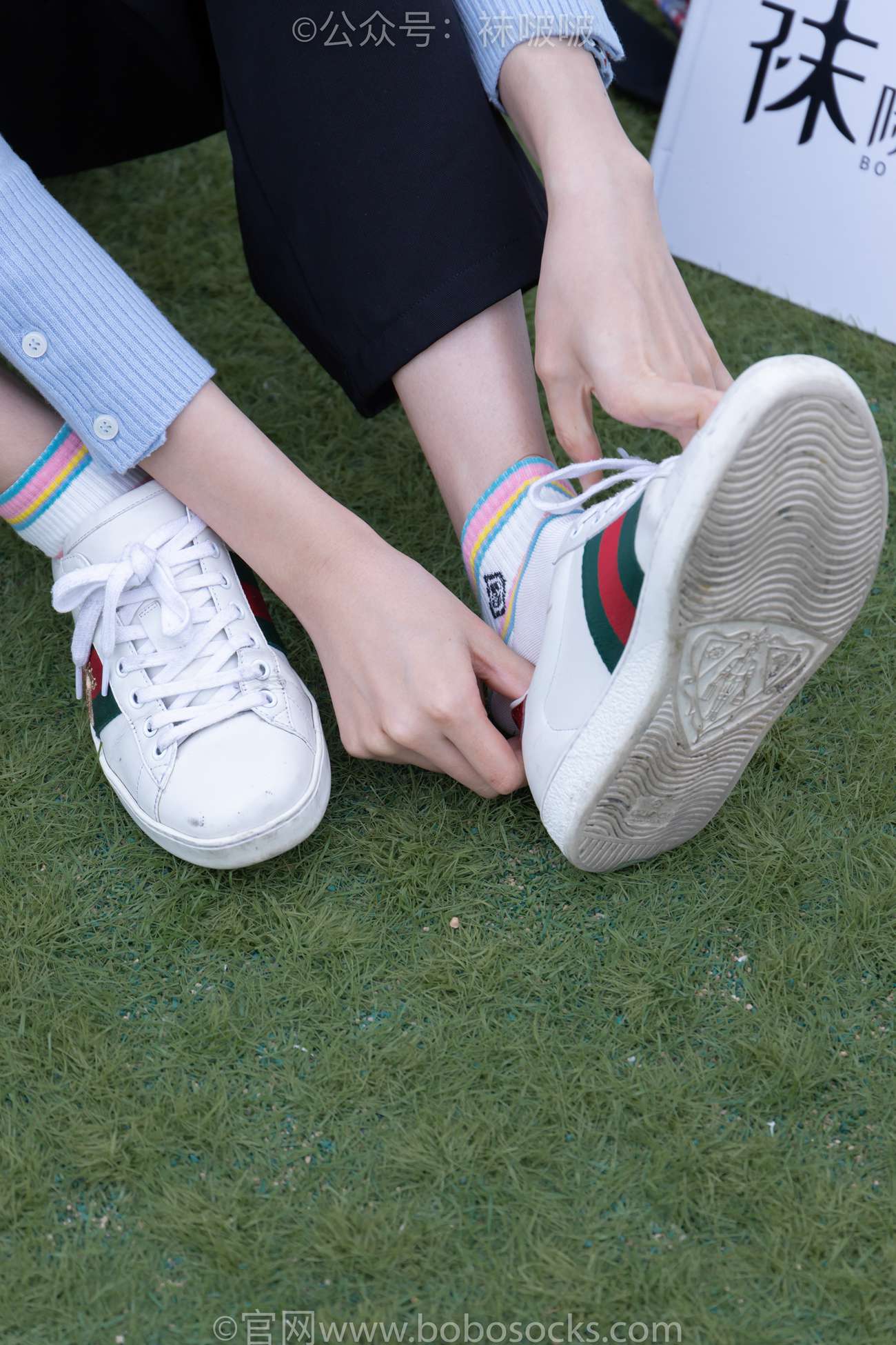 图片[126]-[BoBoSocks袜啵啵]NO.021 泡芙-板鞋、白棉袜、裸足[131P] – 速更版-美库