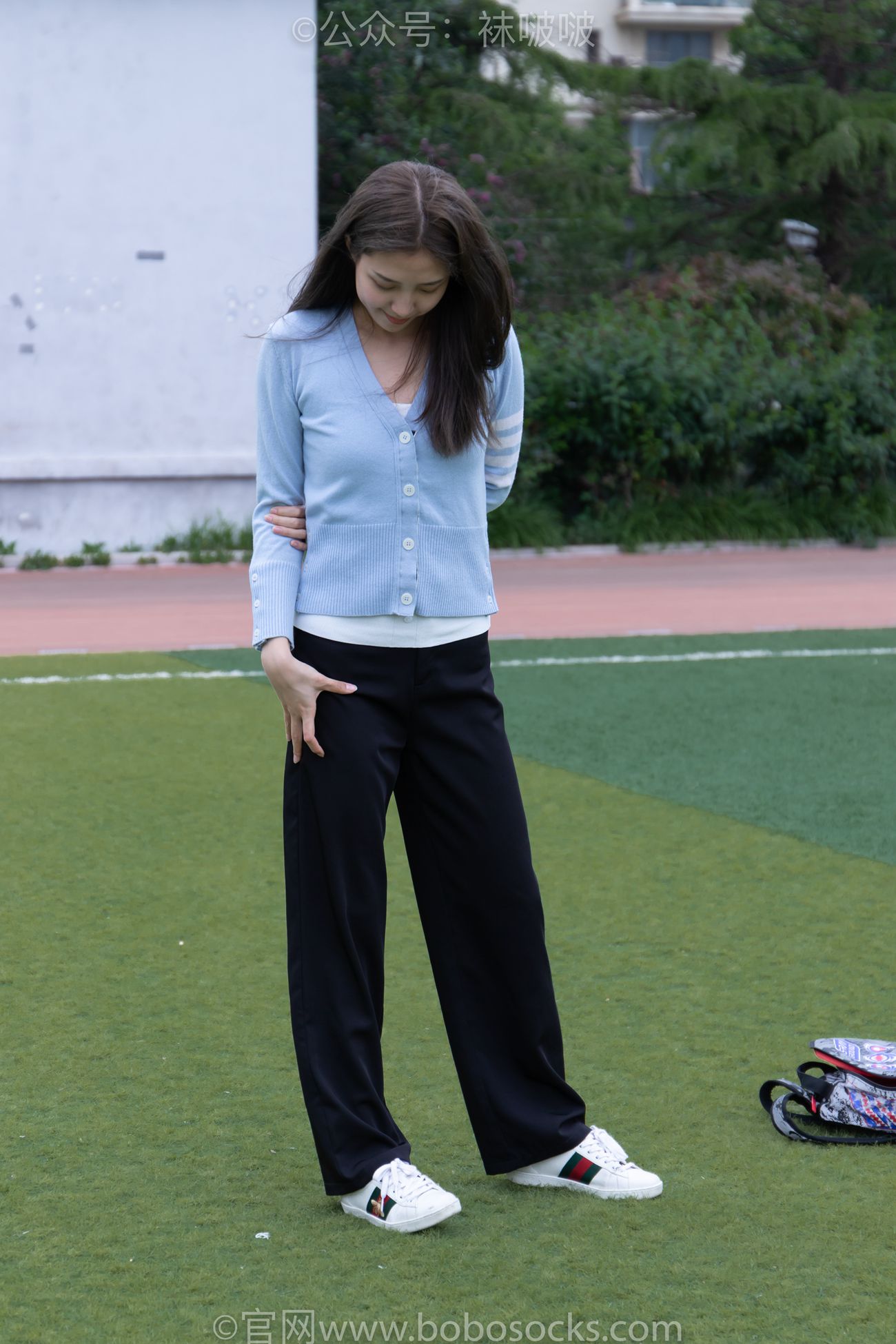 图片[129]-[BoBoSocks袜啵啵]NO.021 泡芙-板鞋、白棉袜、裸足[131P] – 速更版-美库