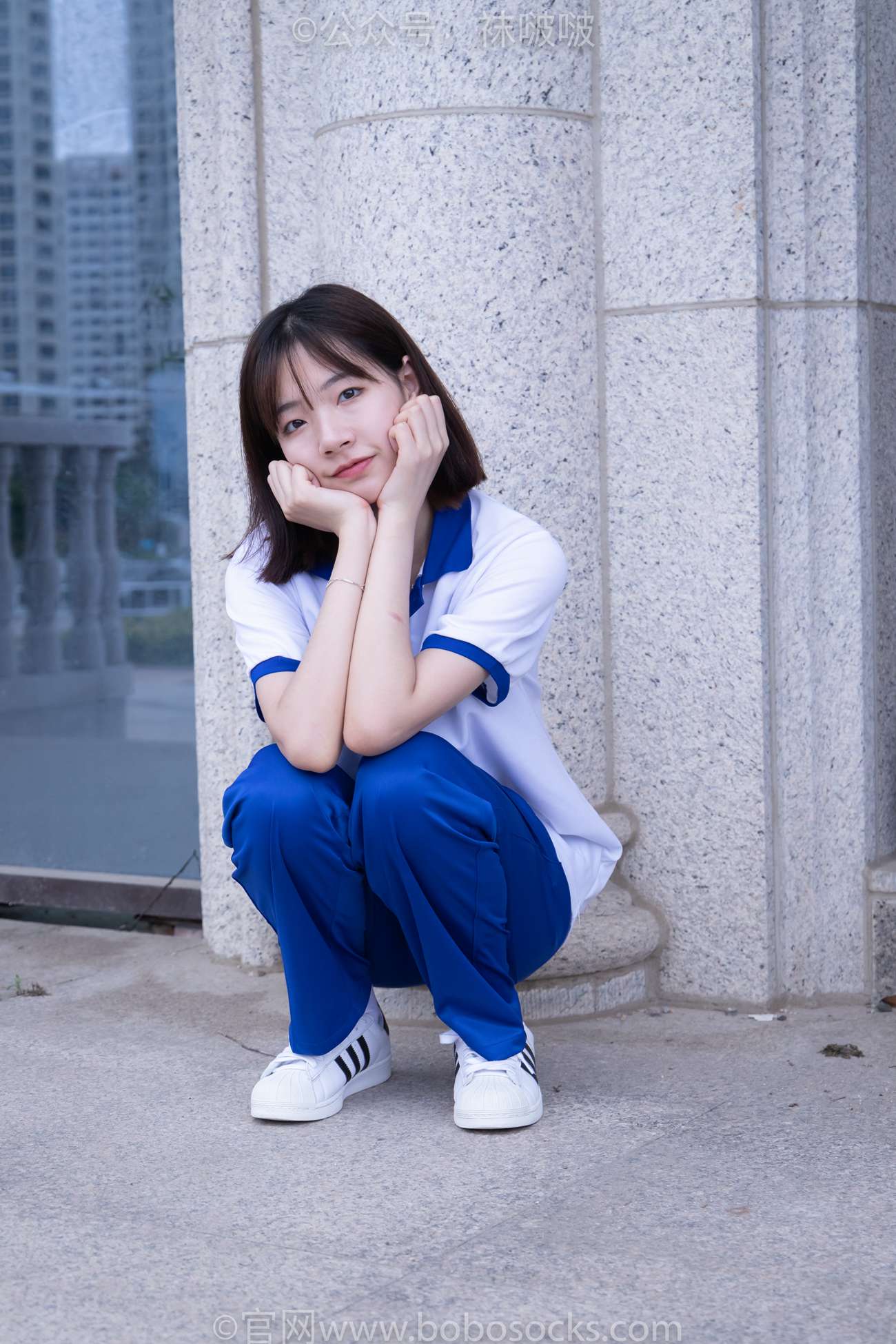 图片[10]-[BoBoSocks袜啵啵]NO.022 小甜豆-校服、贝壳头、白棉袜、肉丝[140P] – 速更版-美库