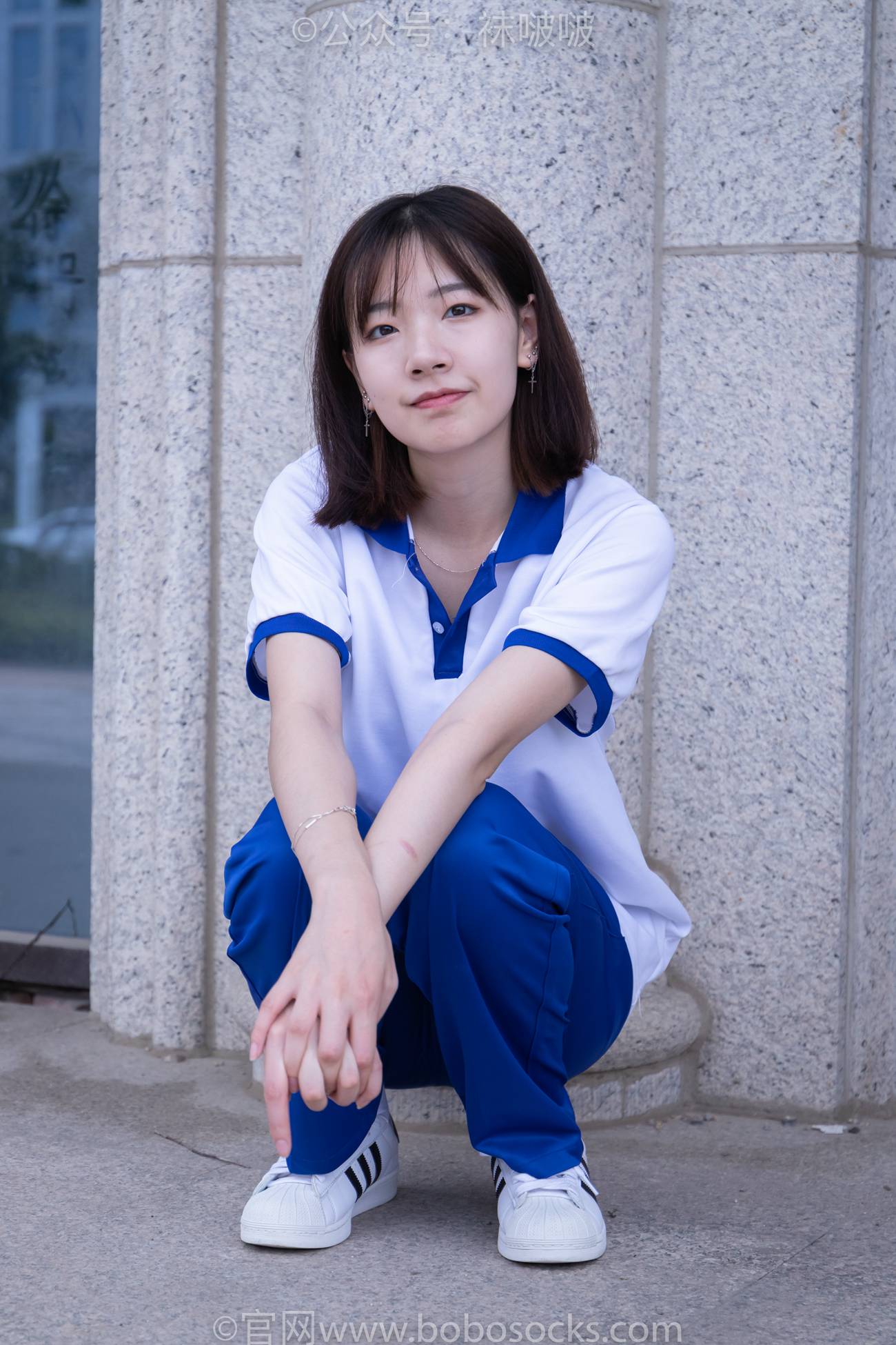 图片[12]-[BoBoSocks袜啵啵]NO.022 小甜豆-校服、贝壳头、白棉袜、肉丝[140P] – 速更版-美库