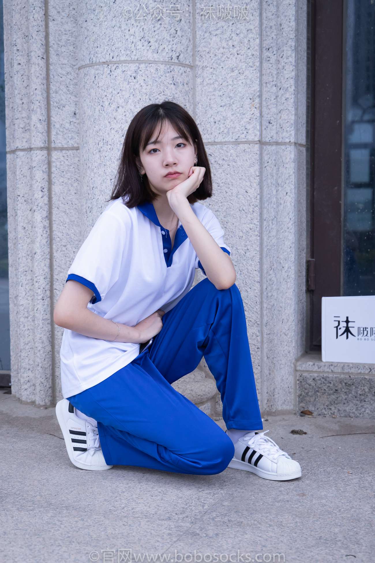 图片[14]-[BoBoSocks袜啵啵]NO.022 小甜豆-校服、贝壳头、白棉袜、肉丝[140P] – 速更版-美库