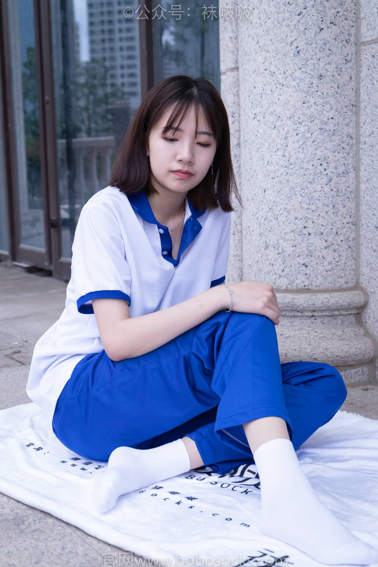 图片[57]-[BoBoSocks袜啵啵]NO.022 小甜豆-校服、贝壳头、白棉袜、肉丝[140P] – 速更版-美库