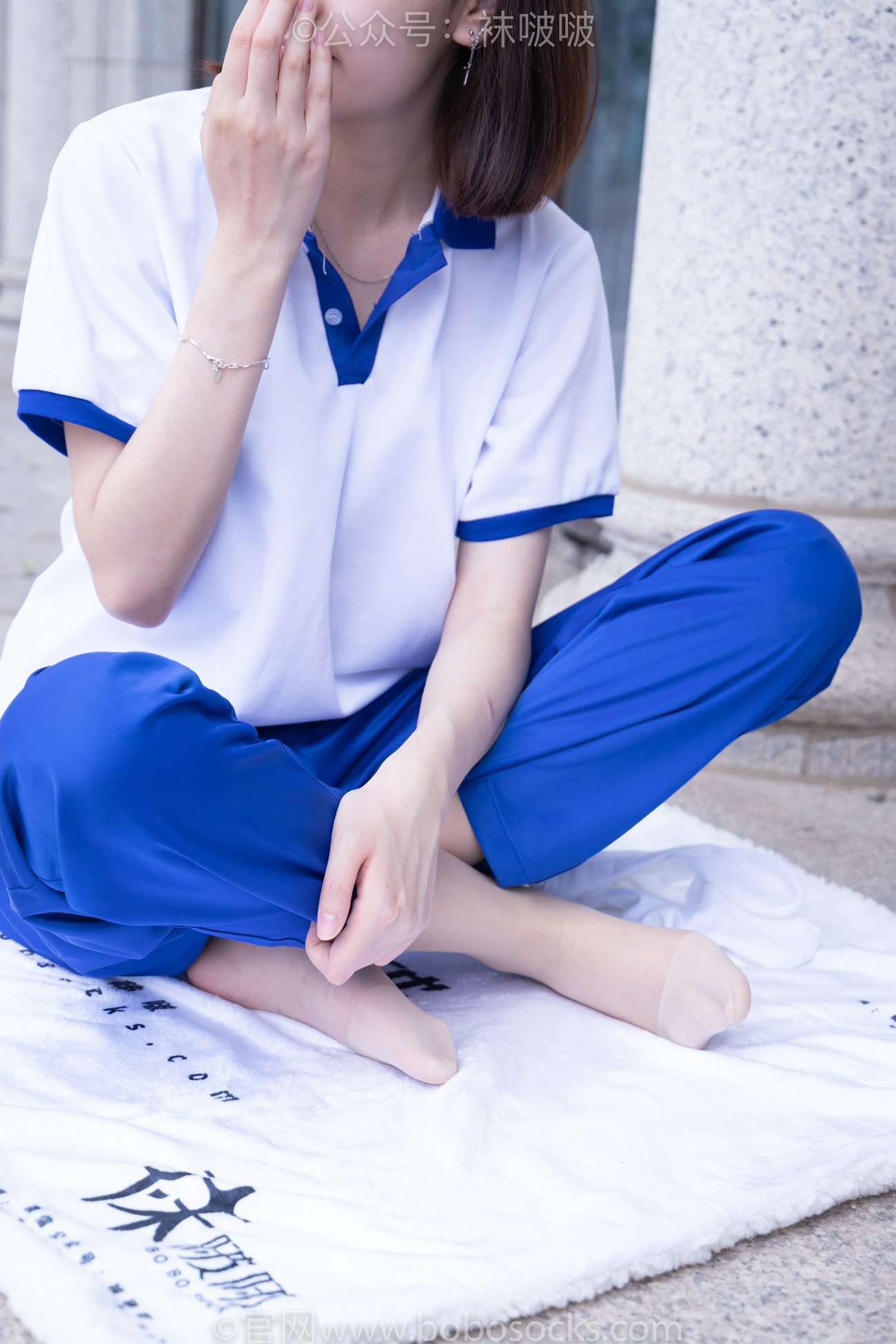 图片[120]-[BoBoSocks袜啵啵]NO.022 小甜豆-校服、贝壳头、白棉袜、肉丝[140P] – 速更版-美库