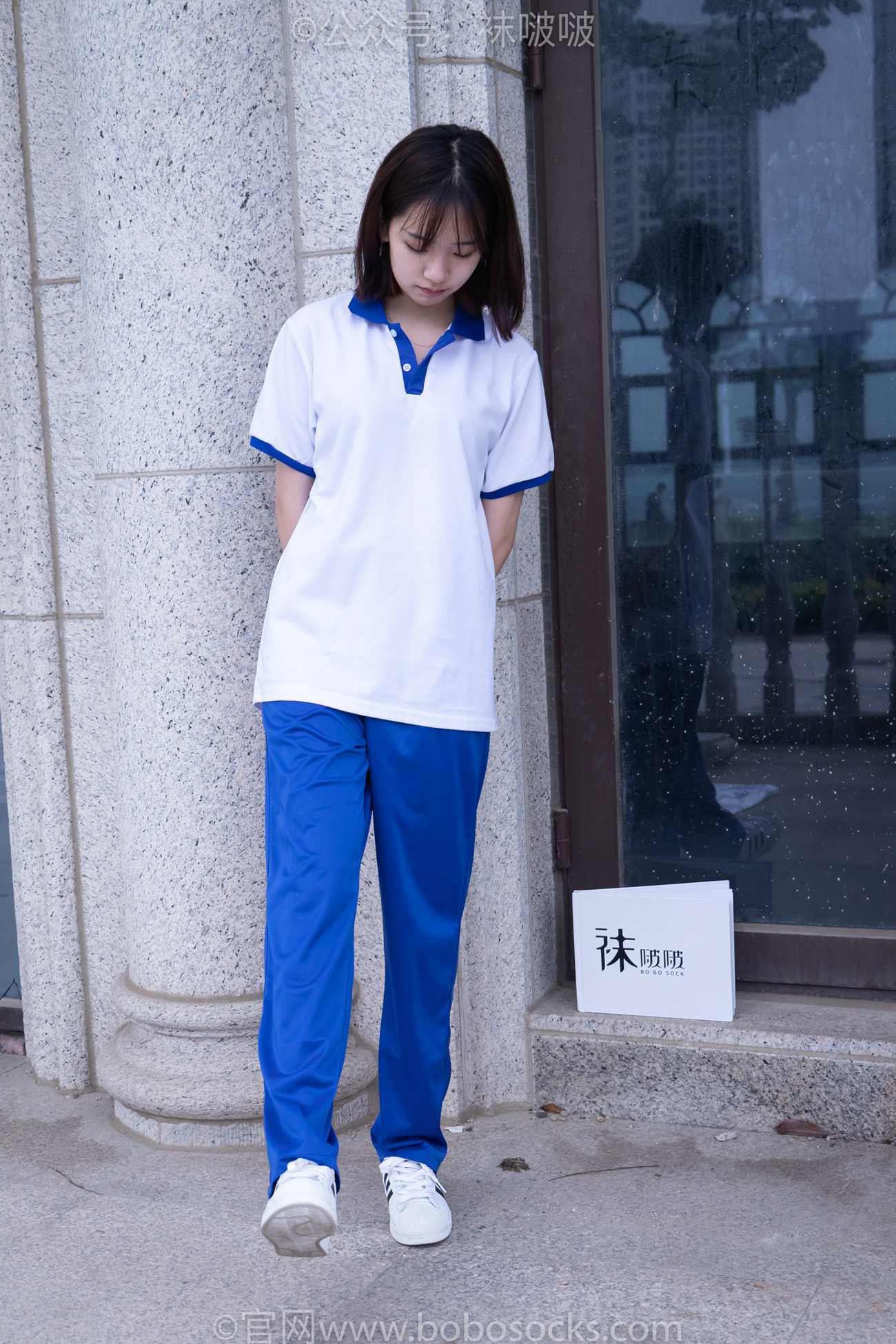 图片[140]-[BoBoSocks袜啵啵]NO.022 小甜豆-校服、贝壳头、白棉袜、肉丝[140P] – 速更版-美库