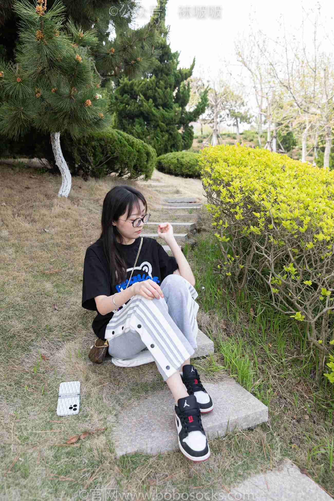 图片[20]-[BoBoSocks袜啵啵]NO.023 稚予-AJ、白色短棉袜、裸足[119P] – 速更版-美库