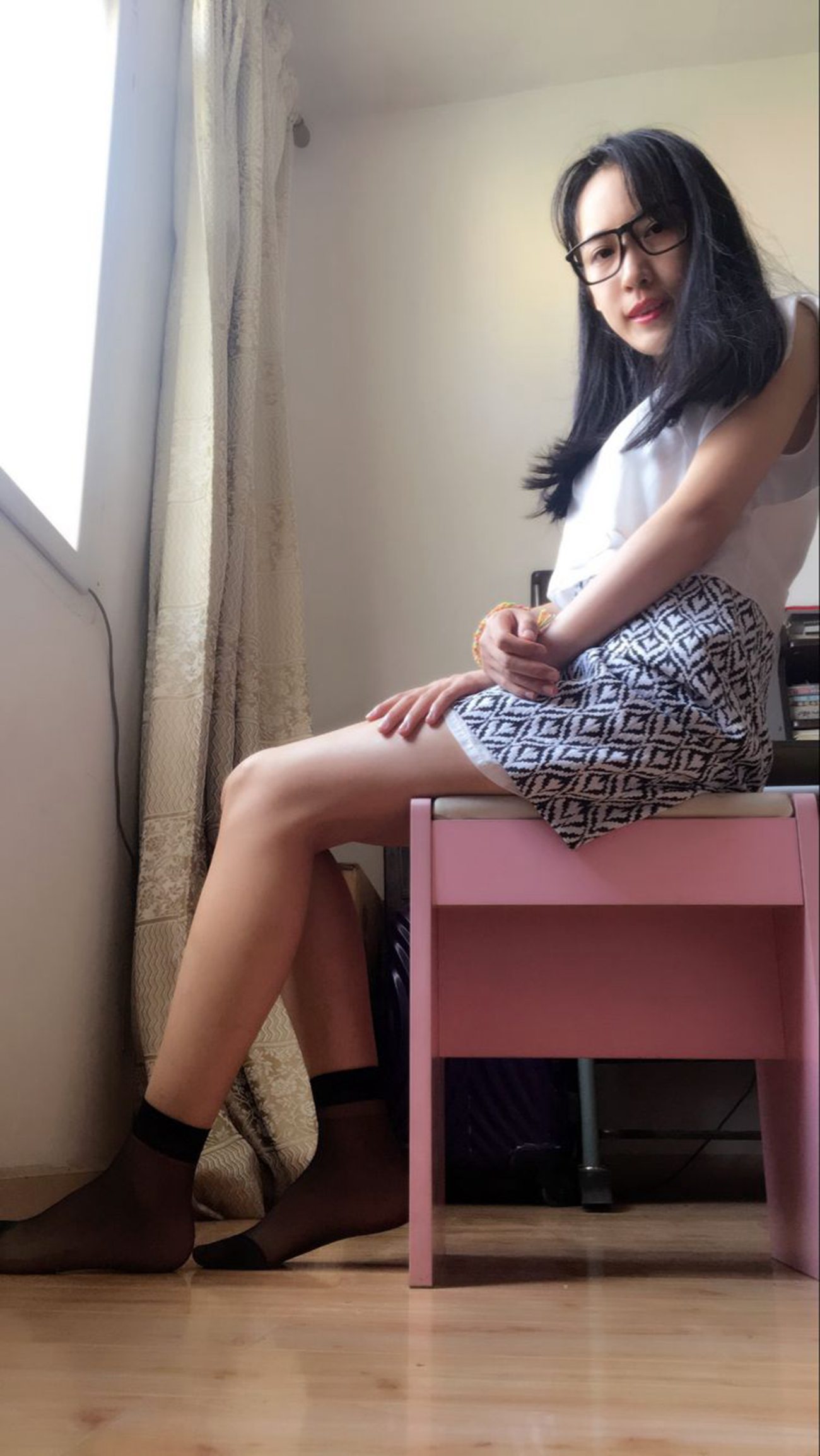 图片[31]-学妹校园寝室短丝系列029期 牛牛[85P] – 速更版-美库