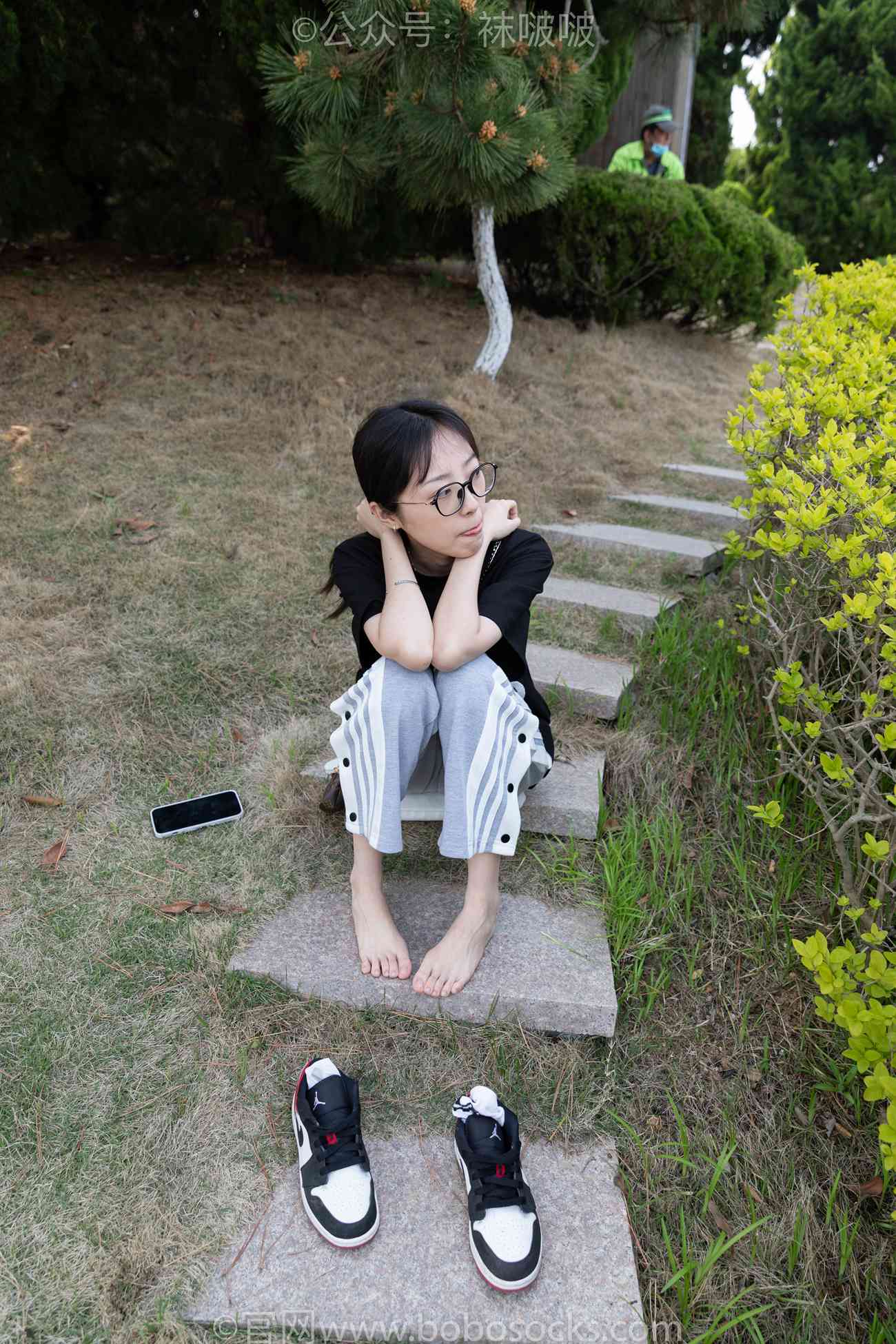 图片[101]-[BoBoSocks袜啵啵]NO.023 稚予-AJ、白色短棉袜、裸足[119P] – 速更版-美库