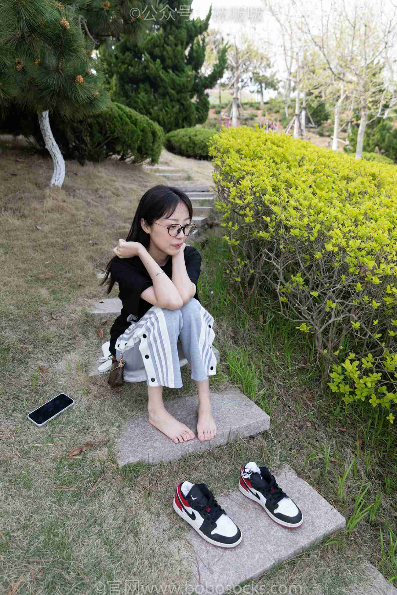 图片[102]-[BoBoSocks袜啵啵]NO.023 稚予-AJ、白色短棉袜、裸足[119P] – 速更版-美库