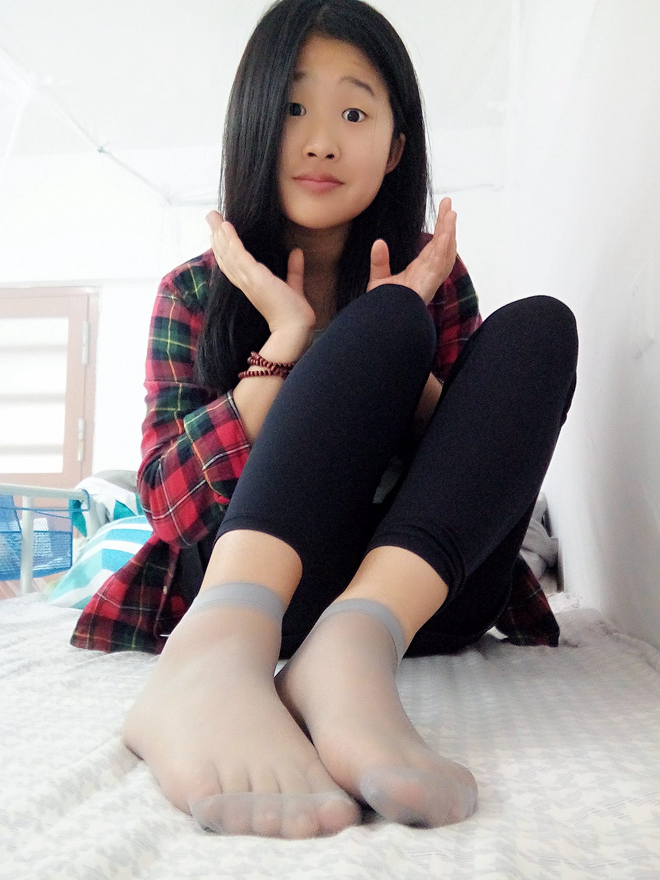 图片[13]-学妹校园寝室短丝系列030期 若琳[41P] – 速更版-美库