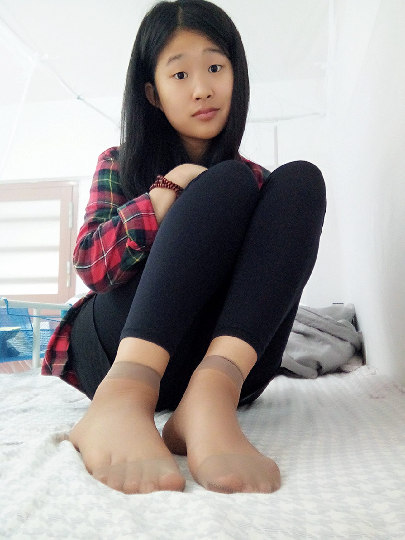 图片[15]-学妹校园寝室短丝系列030期 若琳[41P] – 速更版-美库