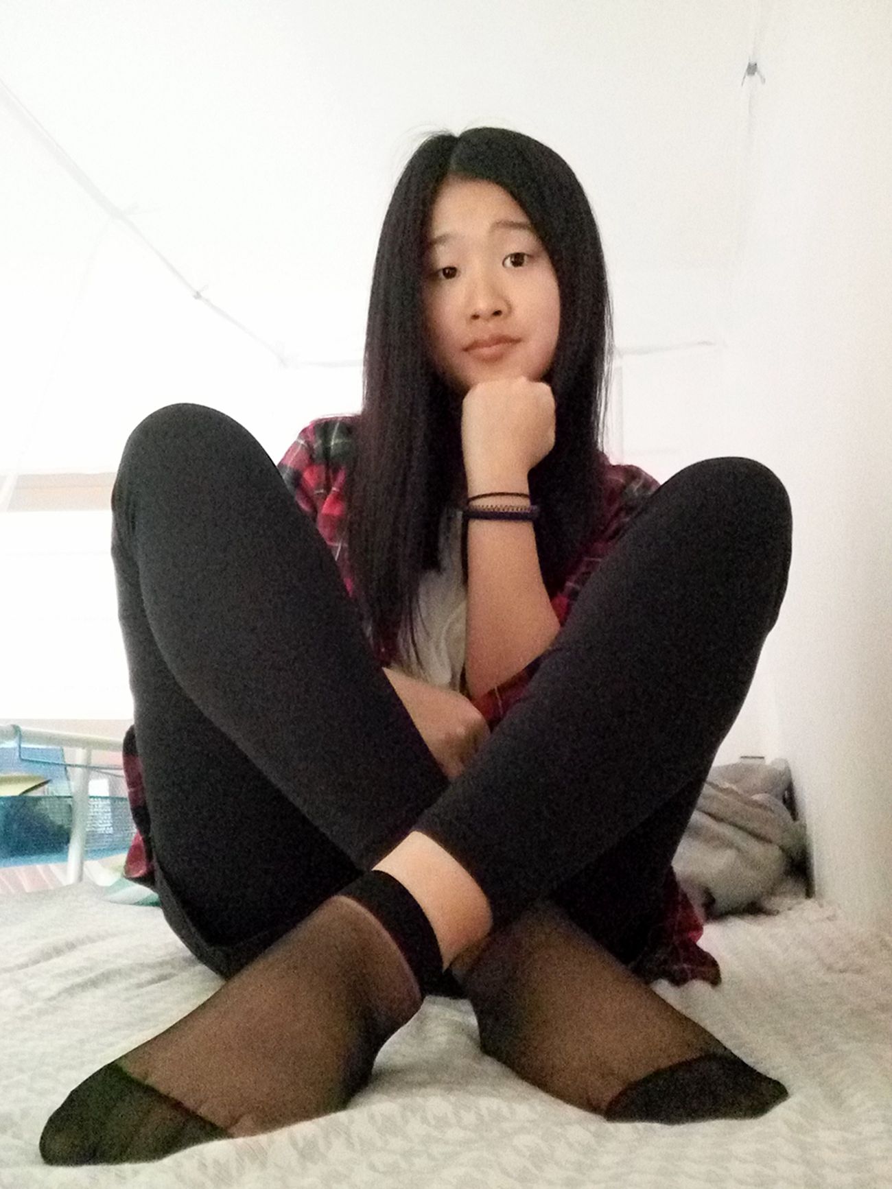 图片[27]-学妹校园寝室短丝系列030期 若琳[41P] – 速更版-美库