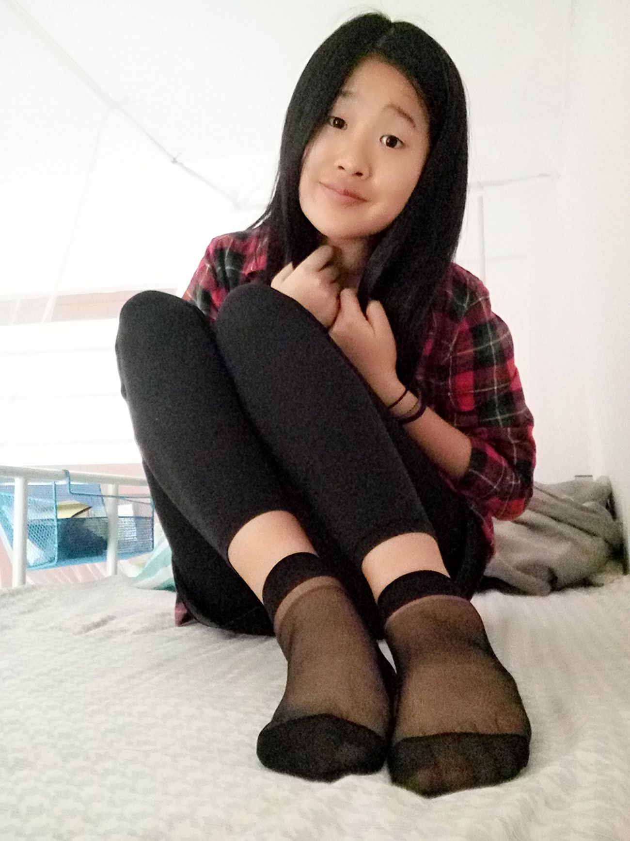 图片[35]-学妹校园寝室短丝系列030期 若琳[41P] – 速更版-美库