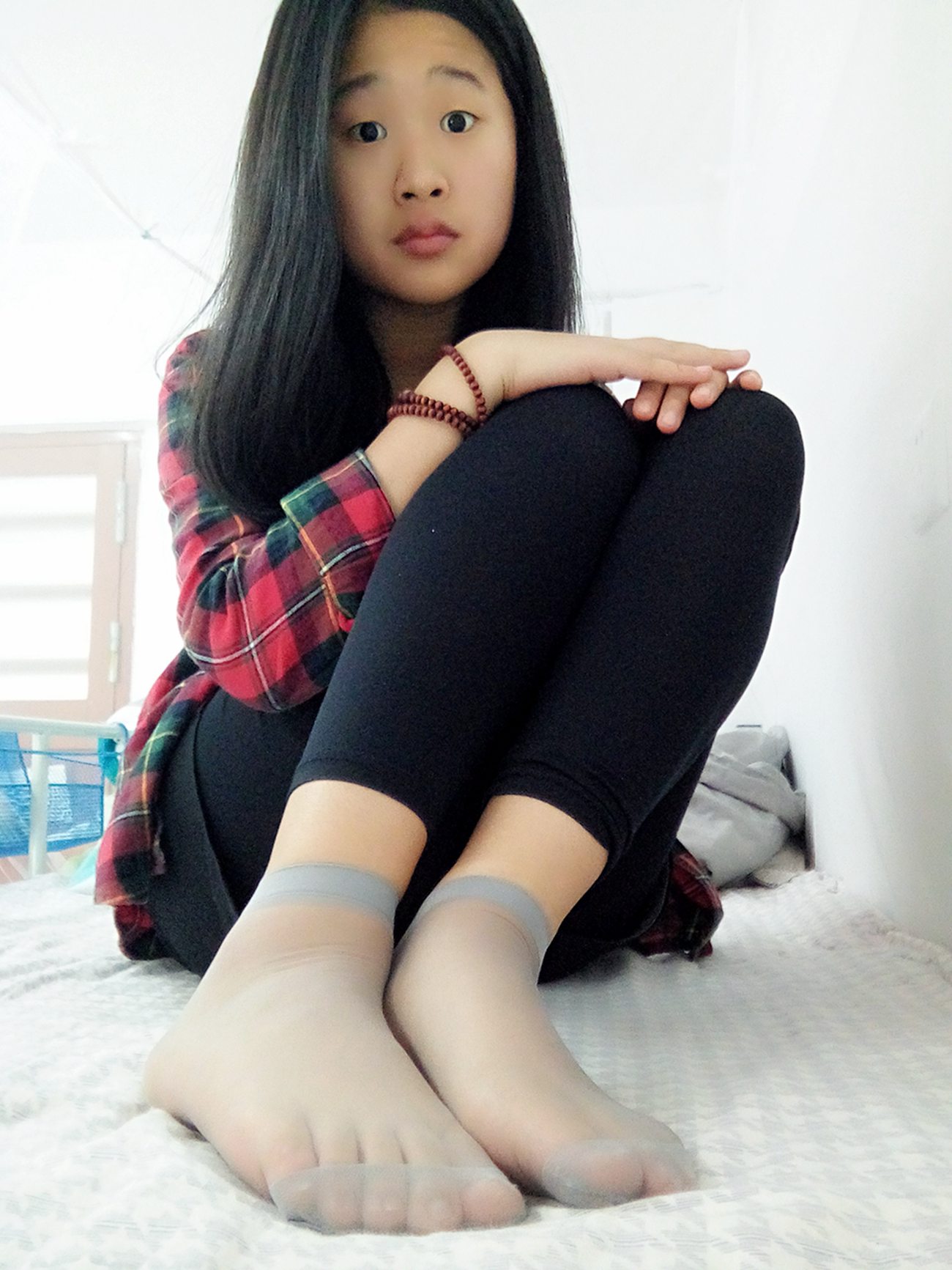 图片[39]-学妹校园寝室短丝系列030期 若琳[41P] – 速更版-美库