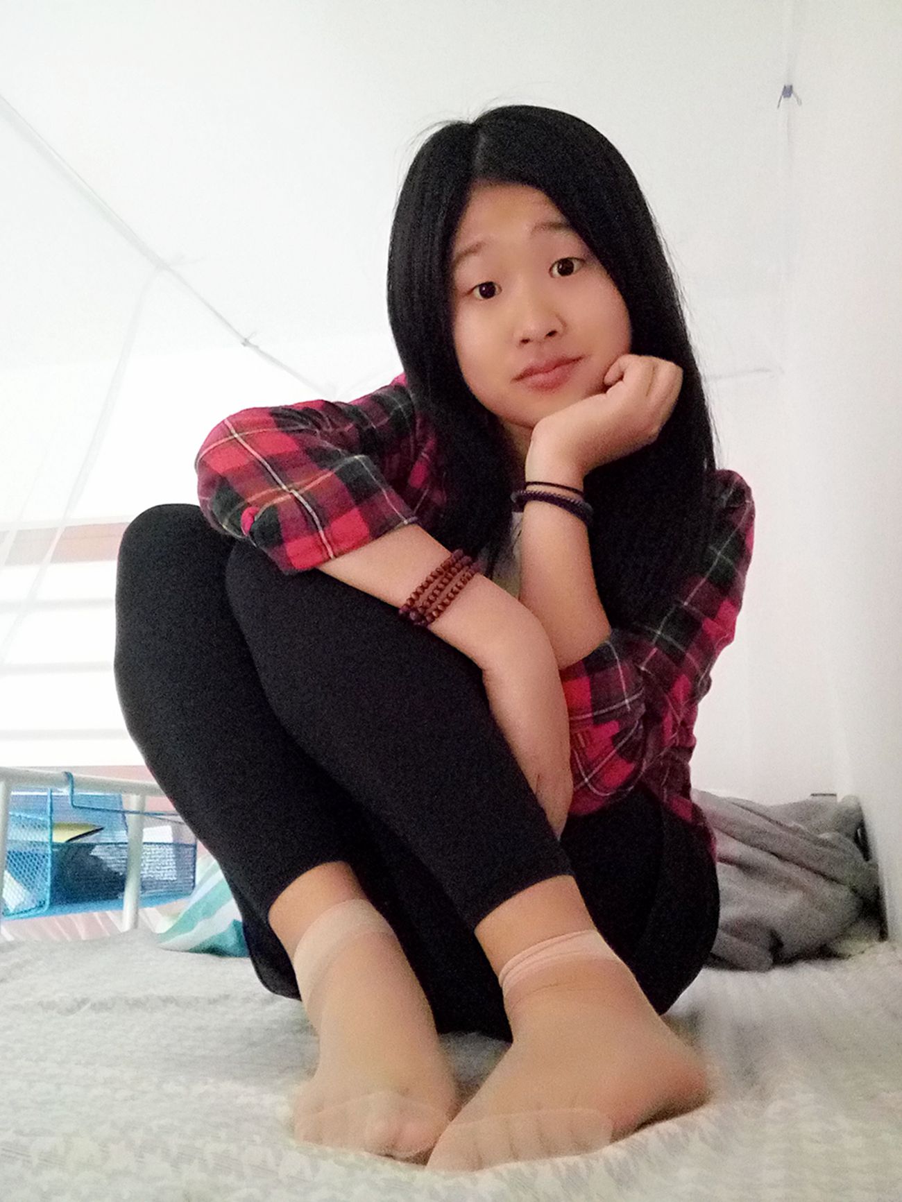 图片[40]-学妹校园寝室短丝系列030期 若琳[41P] – 速更版-美库