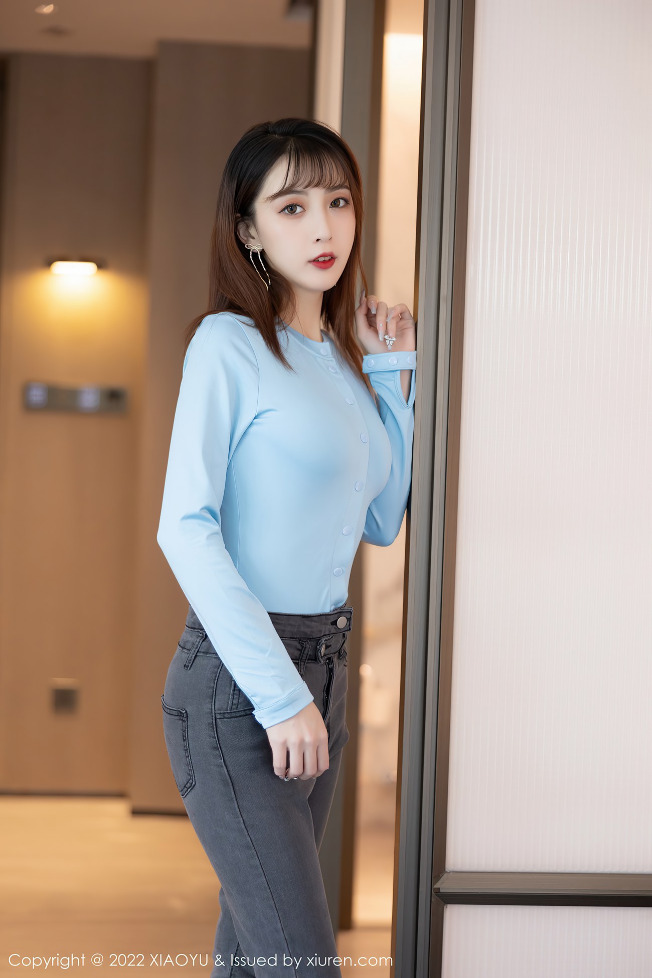 图片[112]-[XIAOYU语画界] 2022.03.08 VOL.731 林星阑 美腿牛仔裤[112P] – 速更版-美库