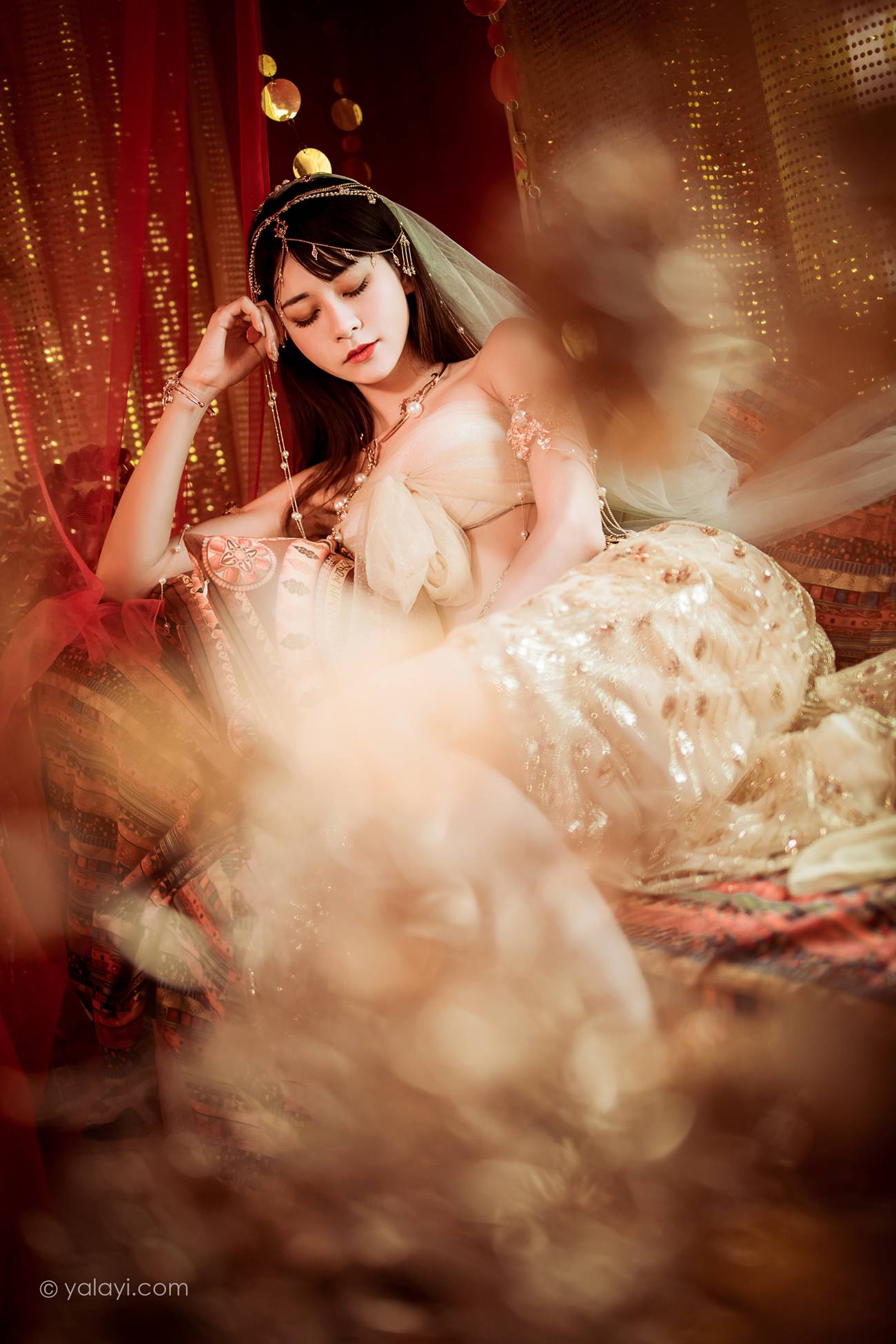 图片[46]-[YALAYI雅拉伊] 2022.04.07 NO.919 风铃公主 陈若冰[46P] – 速更版-美库