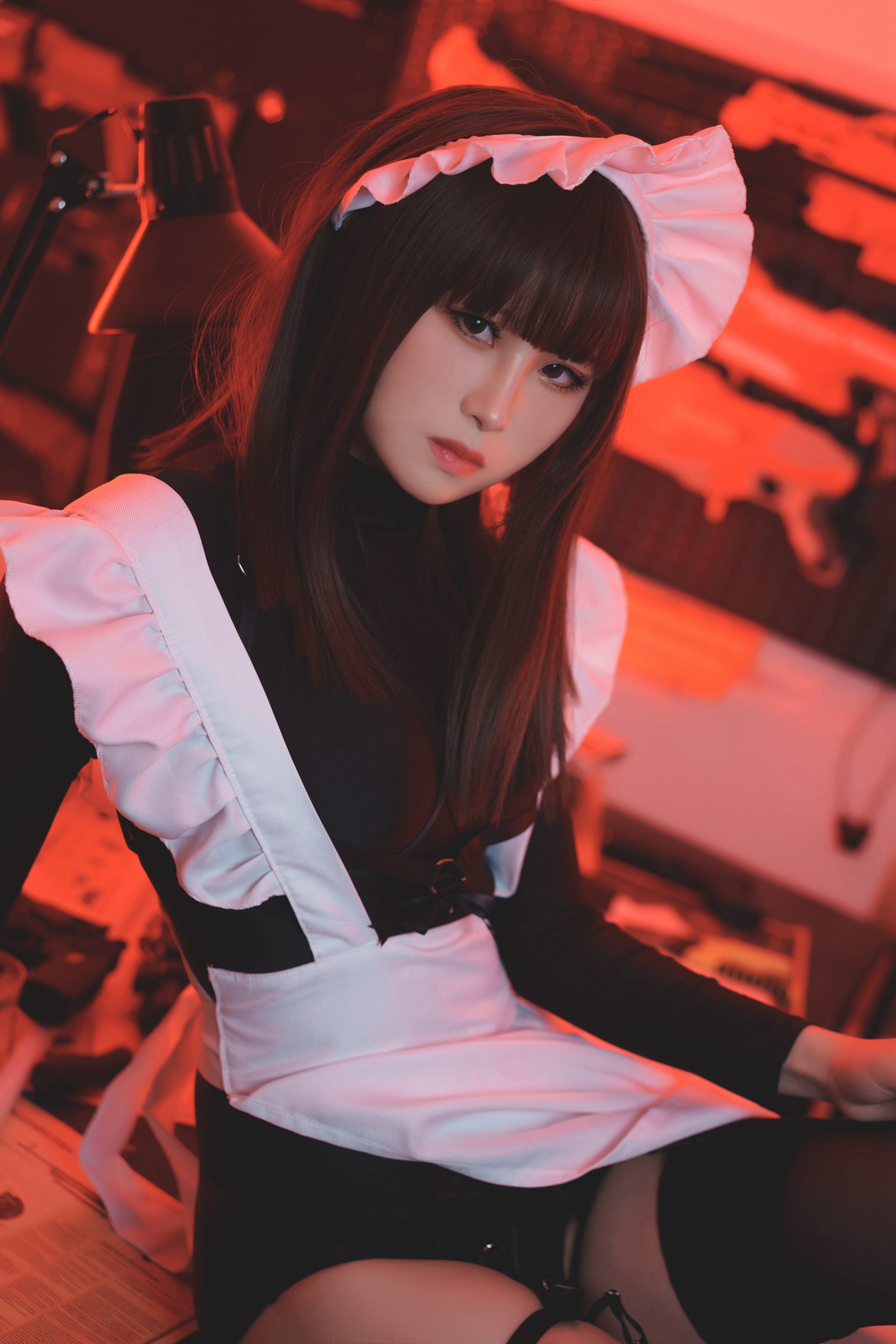 图片[15]-田璐璐 – 高叉女仆[34P] – 速更版-美库