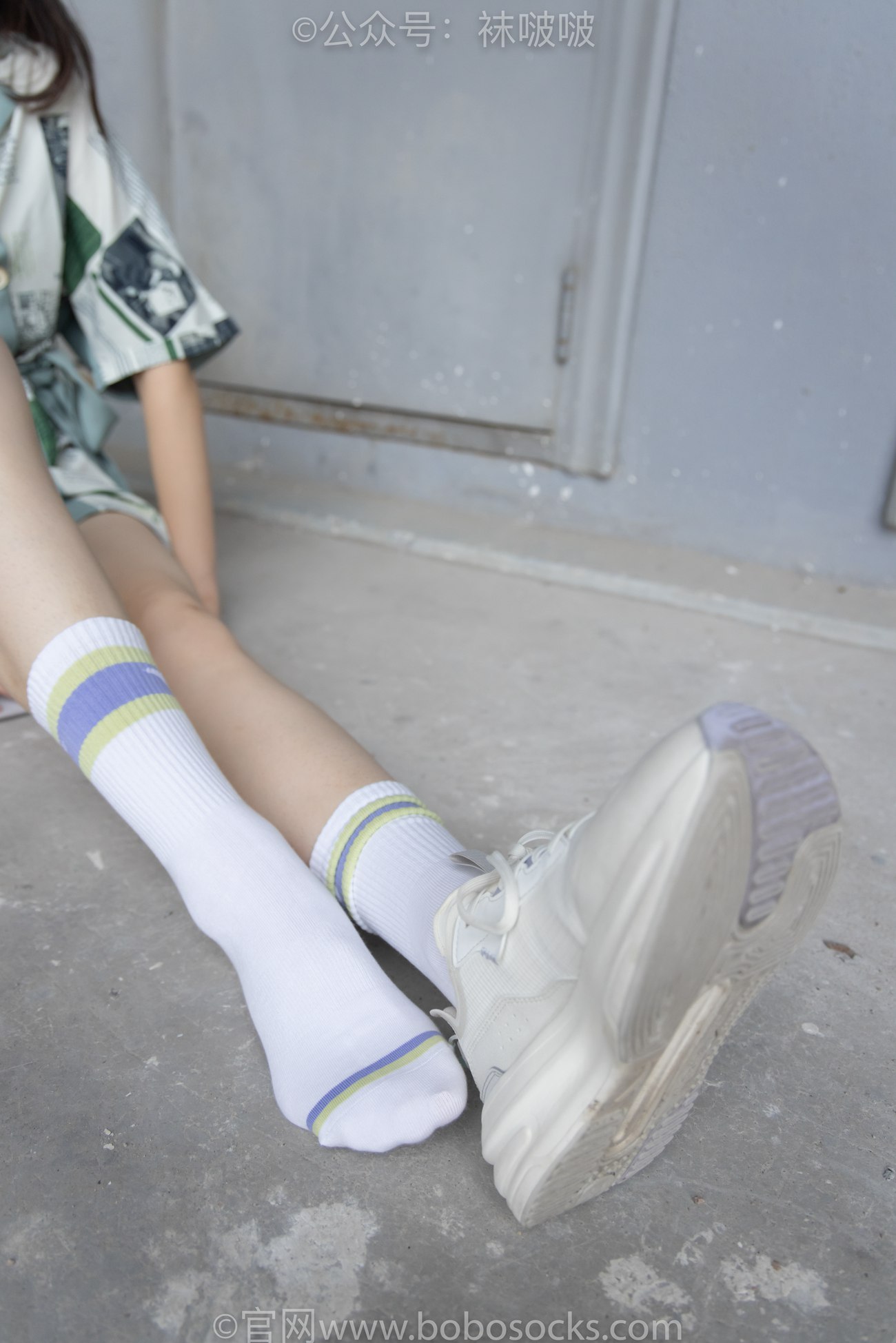 图片[50]-[BoBoSocks袜啵啵]NO.025 熊熊-安踏运动鞋、白色棉袜（踩脏）、裸足[146P] – 速更版-美库