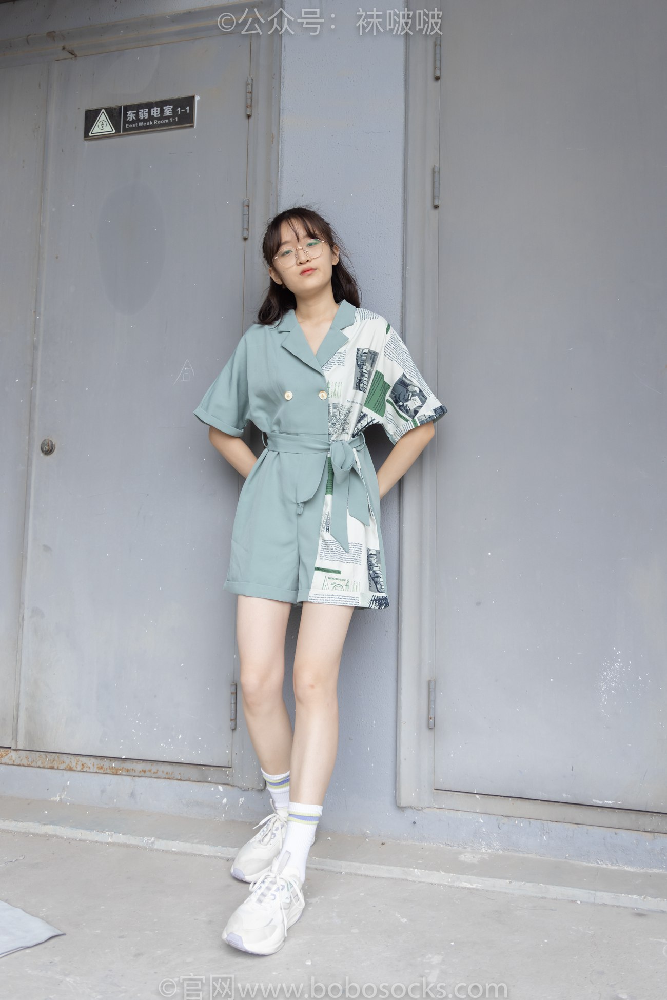 图片[145]-[BoBoSocks袜啵啵]NO.025 熊熊-安踏运动鞋、白色棉袜（踩脏）、裸足[146P] – 速更版-美库