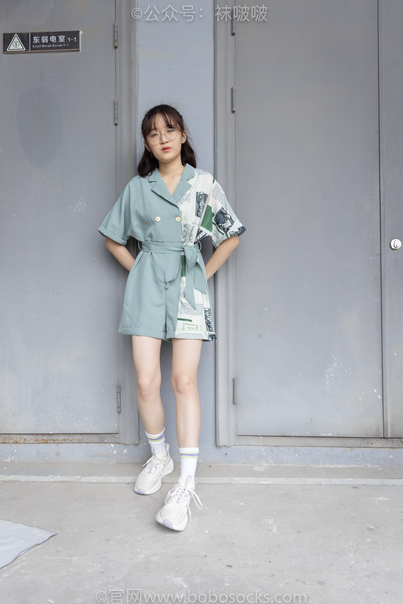 图片[146]-[BoBoSocks袜啵啵]NO.025 熊熊-安踏运动鞋、白色棉袜（踩脏）、裸足[146P] – 速更版-美库