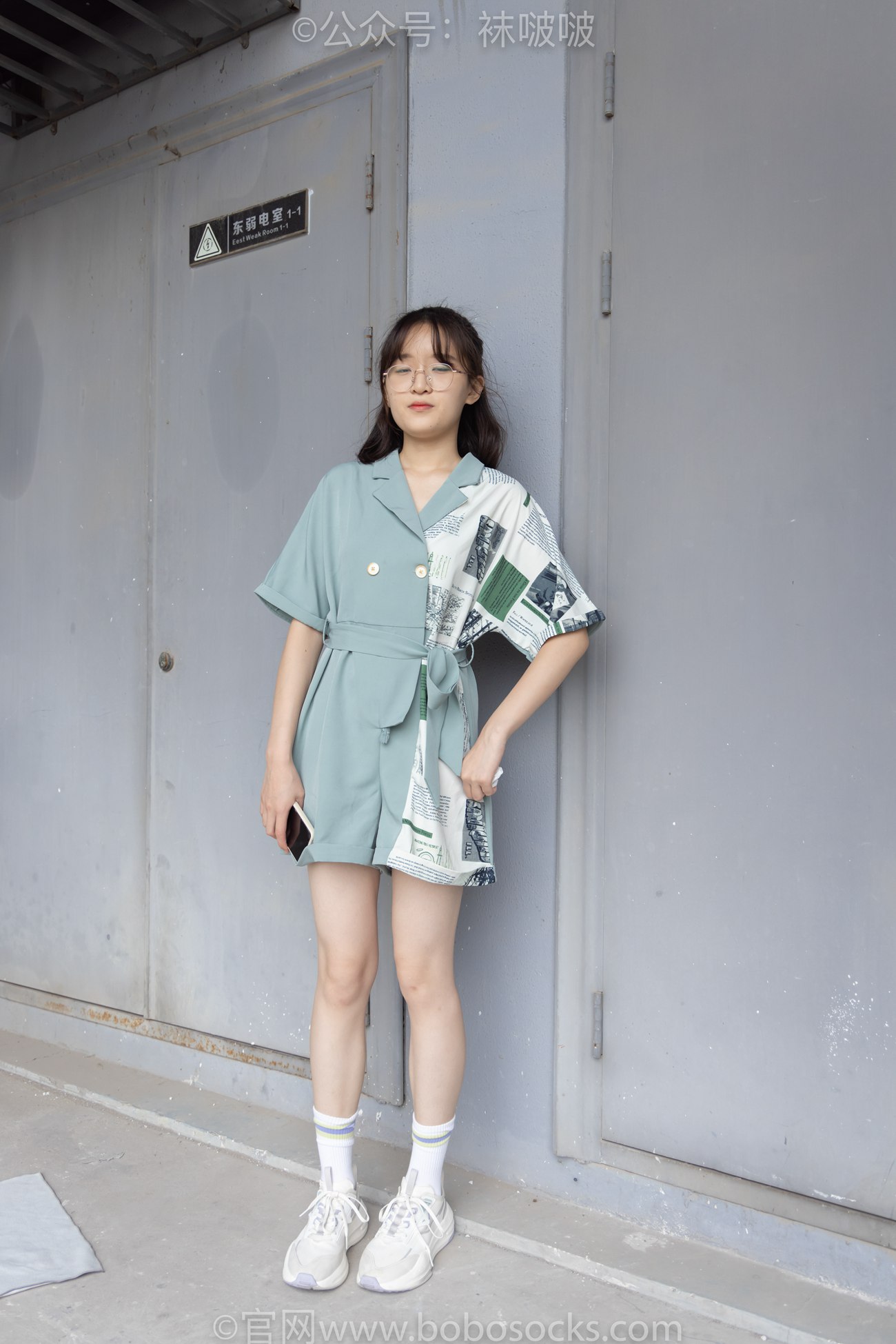 图片[147]-[BoBoSocks袜啵啵]NO.025 熊熊-安踏运动鞋、白色棉袜（踩脏）、裸足[146P] – 速更版-美库