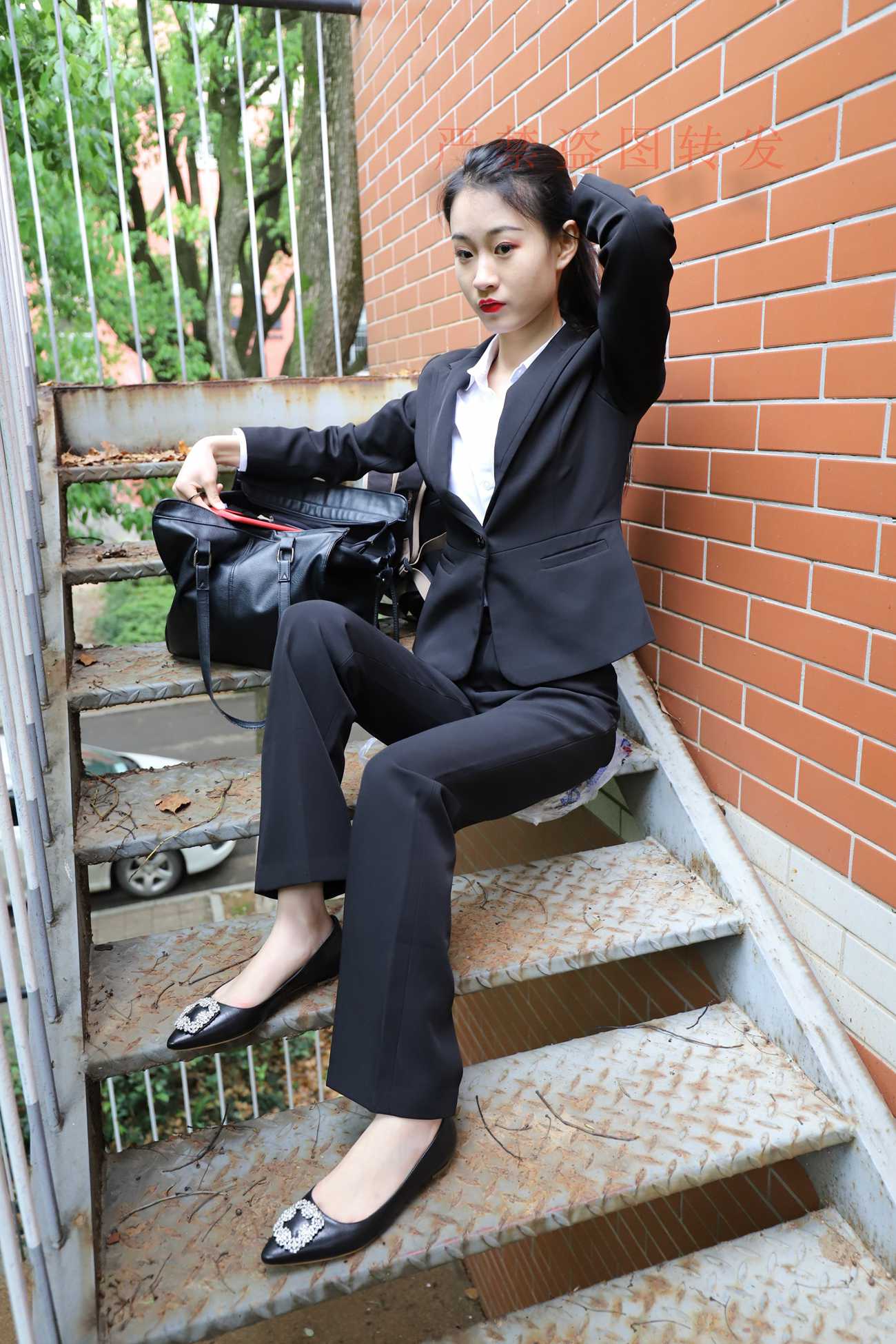 图片[267]-大西瓜爱牙膏-2018 4月活动 模特1（一） 制服长裤 [272P] – 速更版-美库