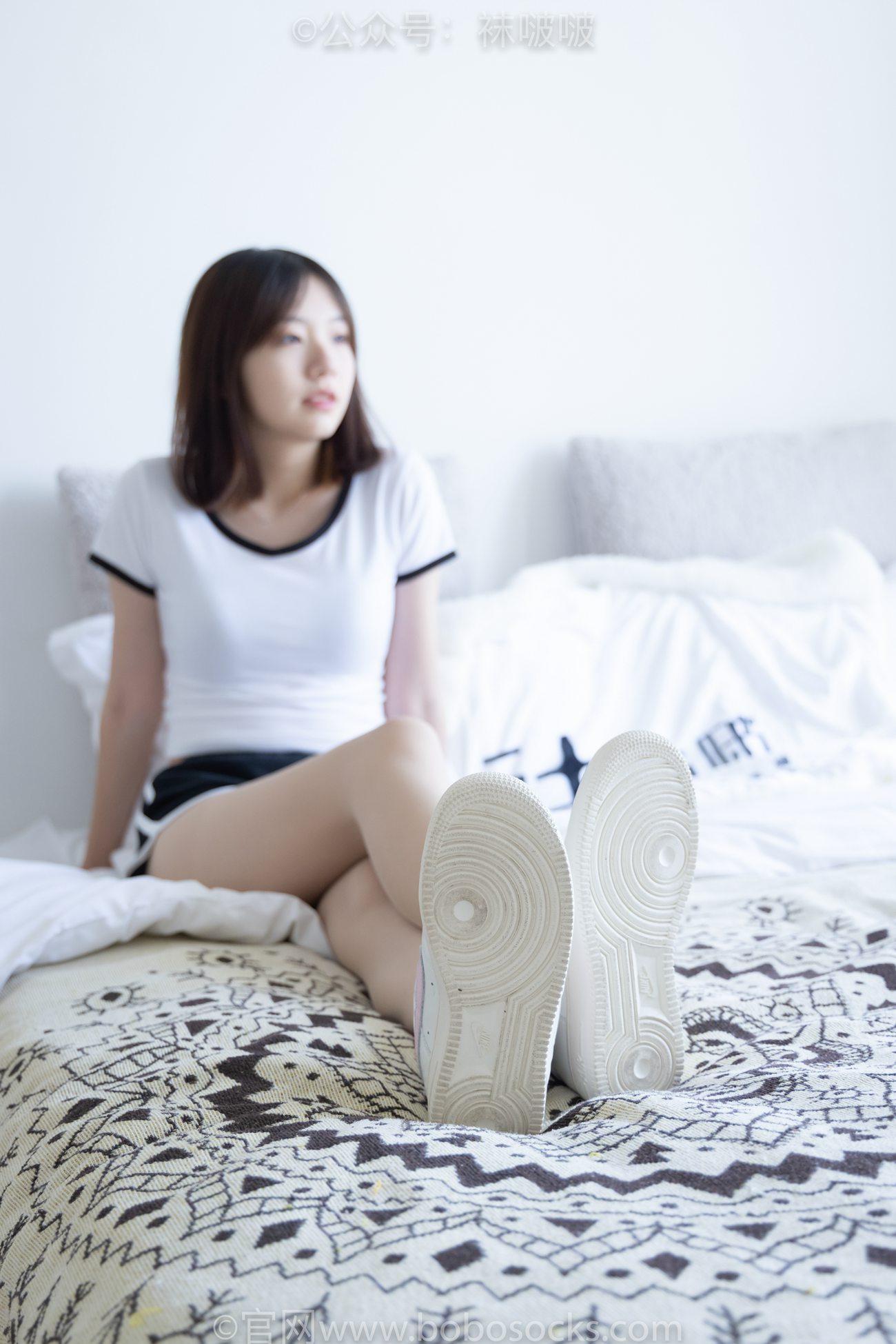 图片[12]-[BoBoSocks袜啵啵]NO.026 小甜豆-体操服、空军一号、白棉袜、肉丝[149P] – 速更版-美库