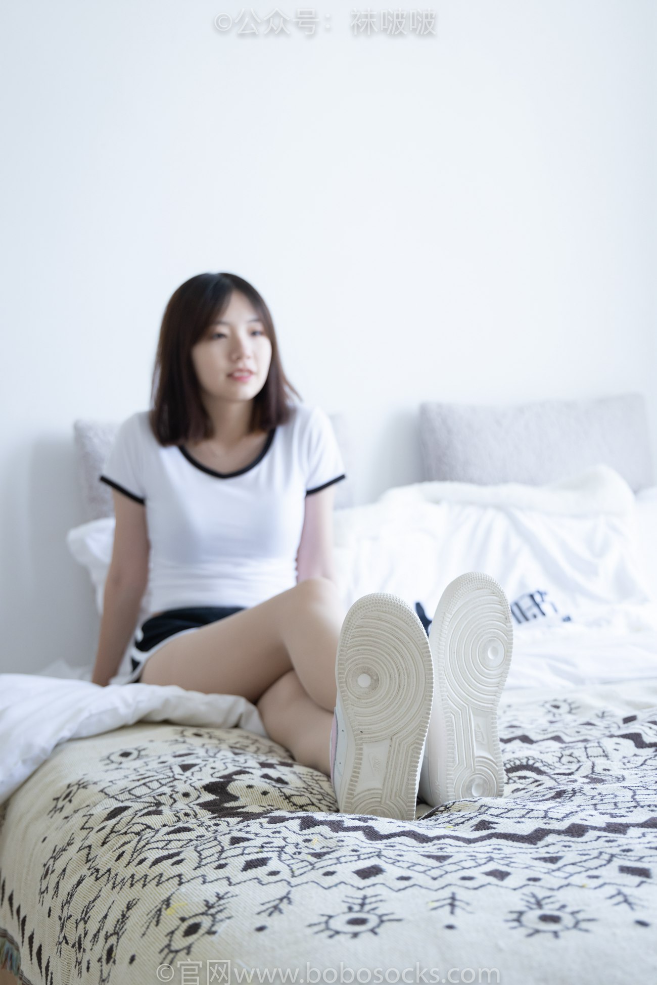 图片[13]-[BoBoSocks袜啵啵]NO.026 小甜豆-体操服、空军一号、白棉袜、肉丝[149P] – 速更版-美库