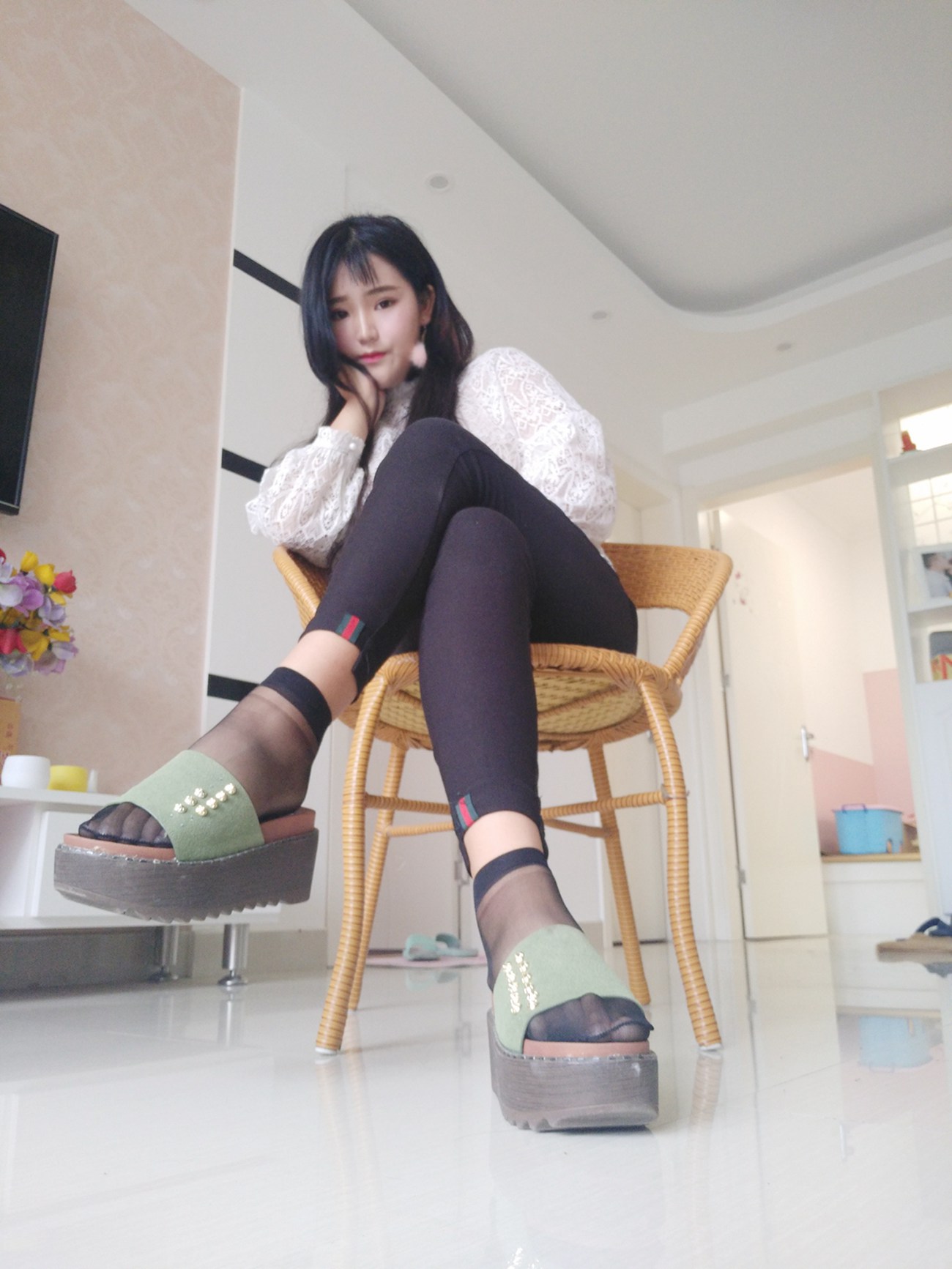 图片[10]-学妹校园寝室短丝系列033期 孙文惠[107P] – 速更版-美库