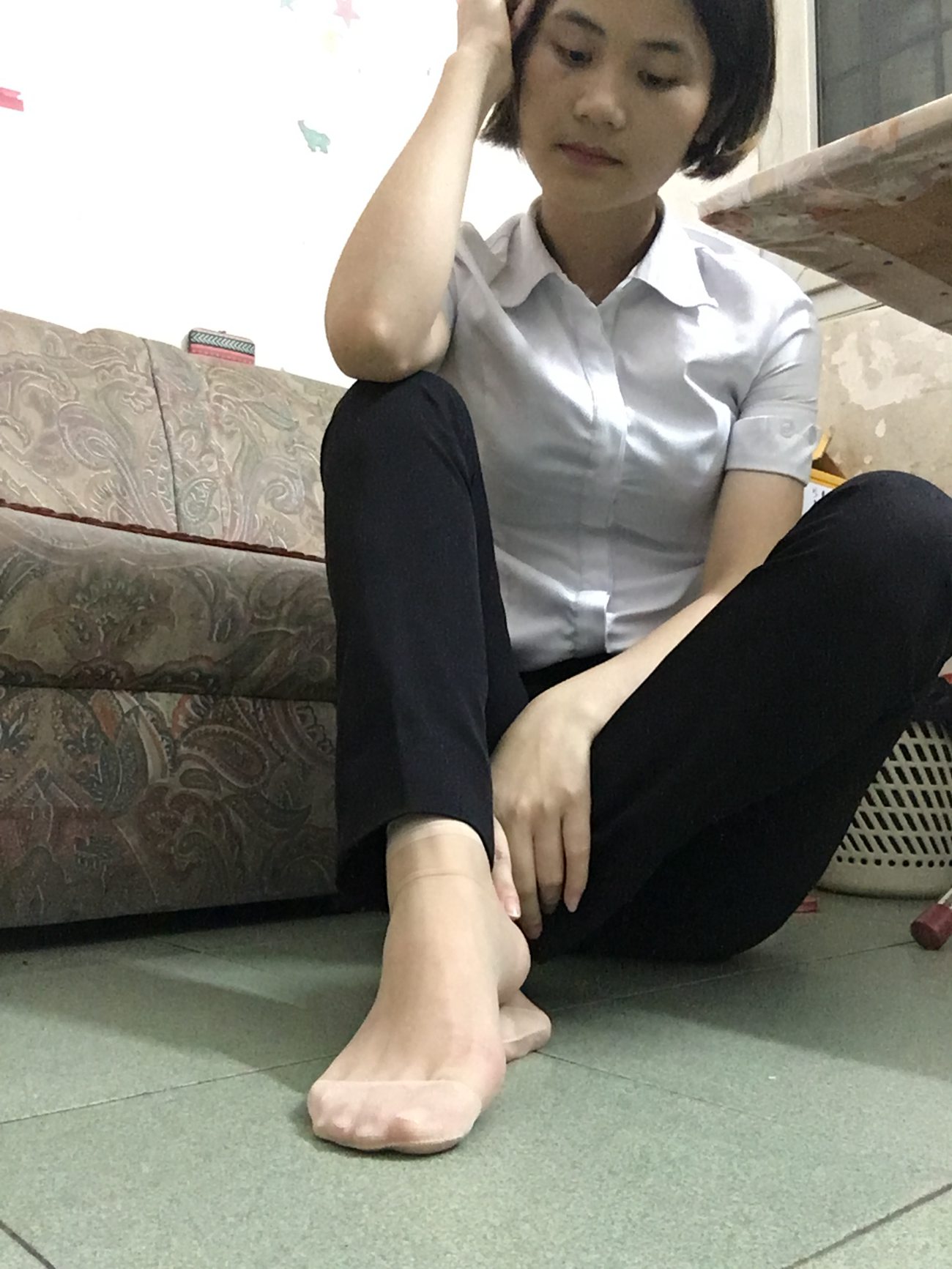 图片[30]-学妹校园寝室短丝系列032期 谭佐婷[40P] – 速更版-美库