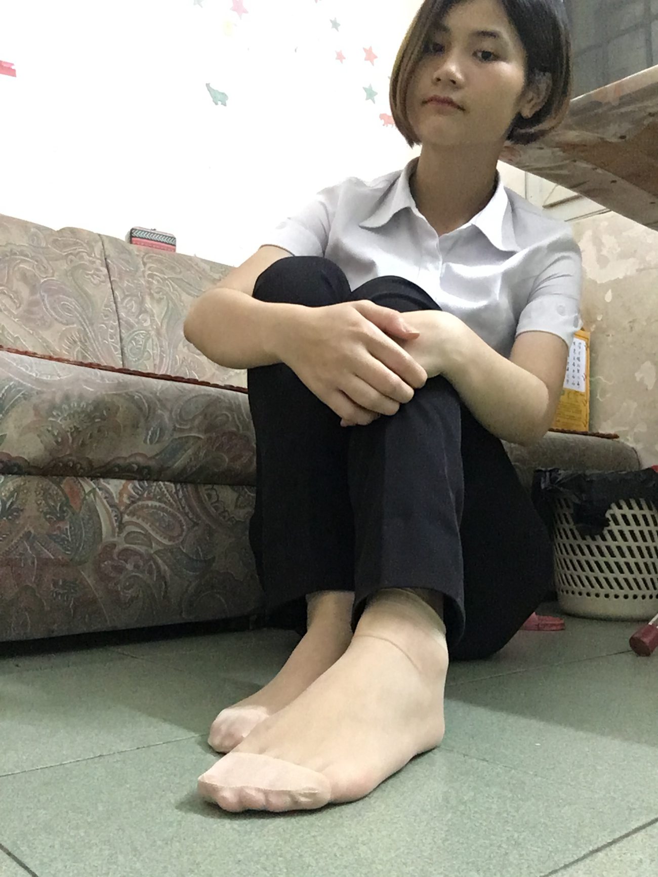 图片[34]-学妹校园寝室短丝系列032期 谭佐婷[40P] – 速更版-美库