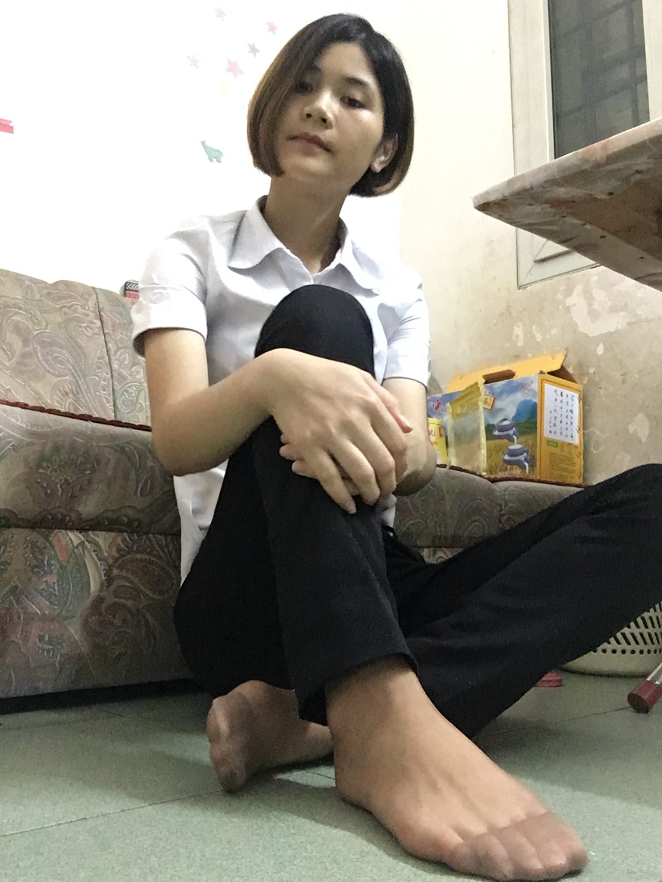 图片[35]-学妹校园寝室短丝系列032期 谭佐婷[40P] – 速更版-美库