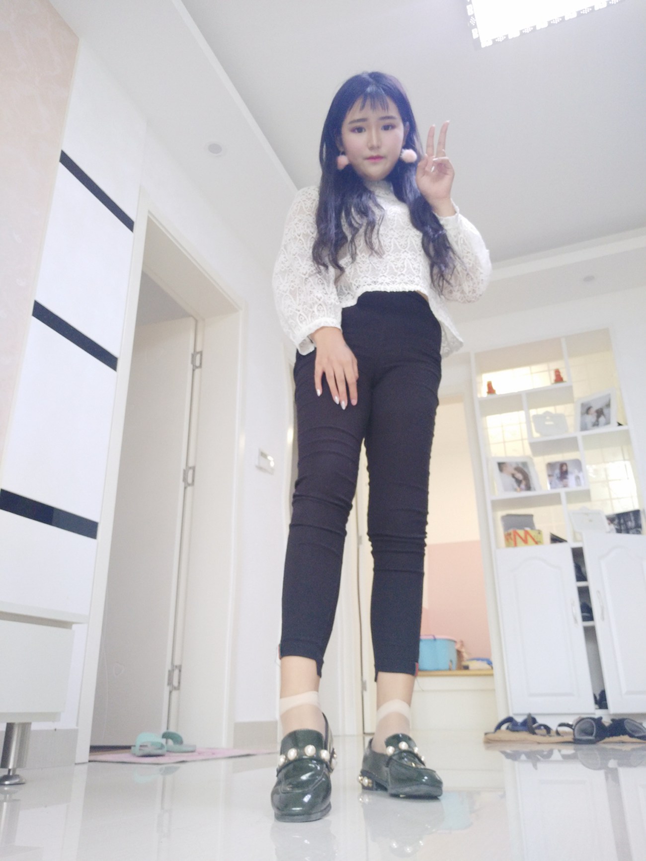 图片[23]-学妹校园寝室短丝系列033期 孙文惠[107P] – 速更版-美库