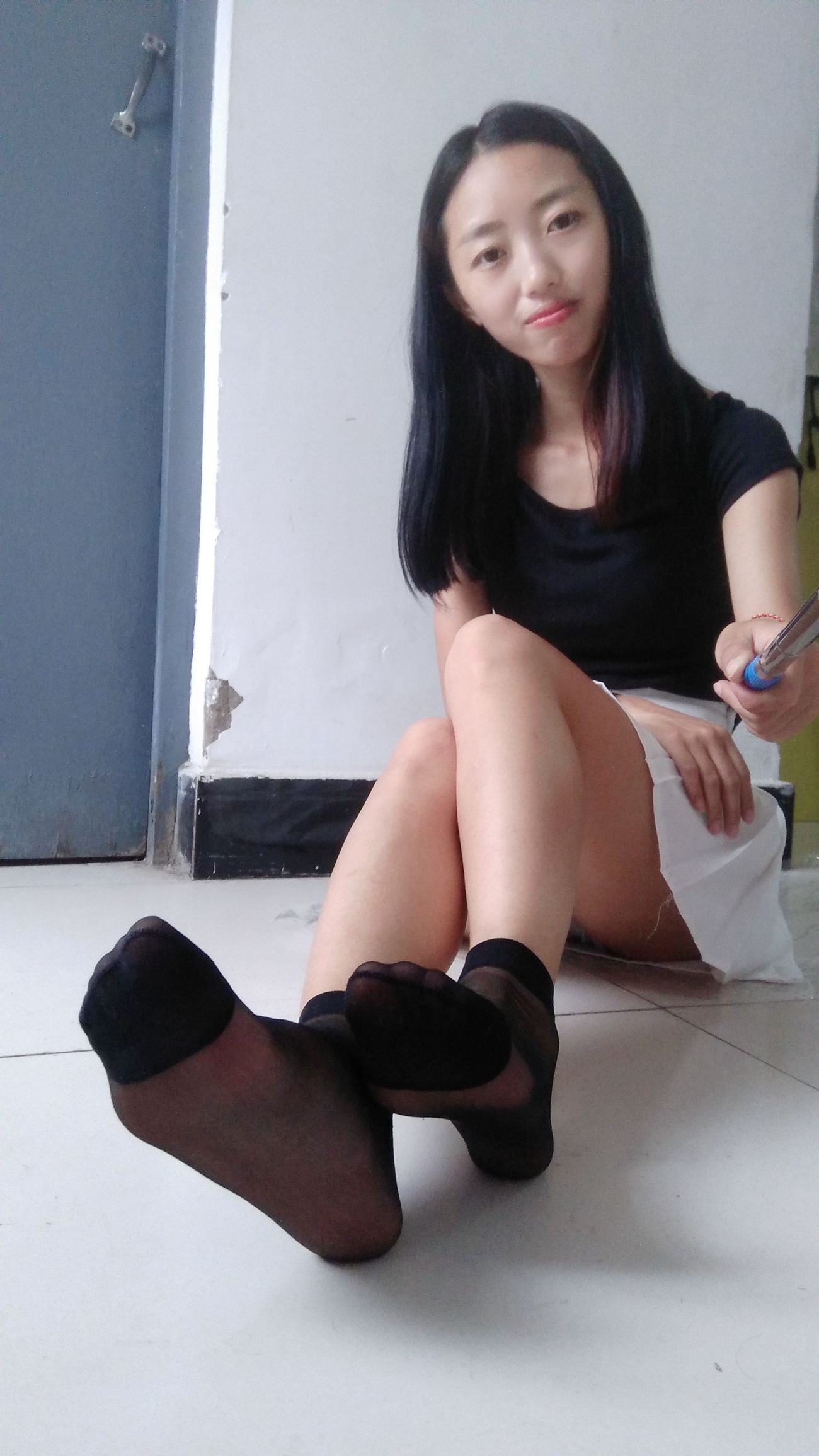 图片[20]-学妹校园寝室短丝系列034期 卫艺[190P] – 速更版-美库