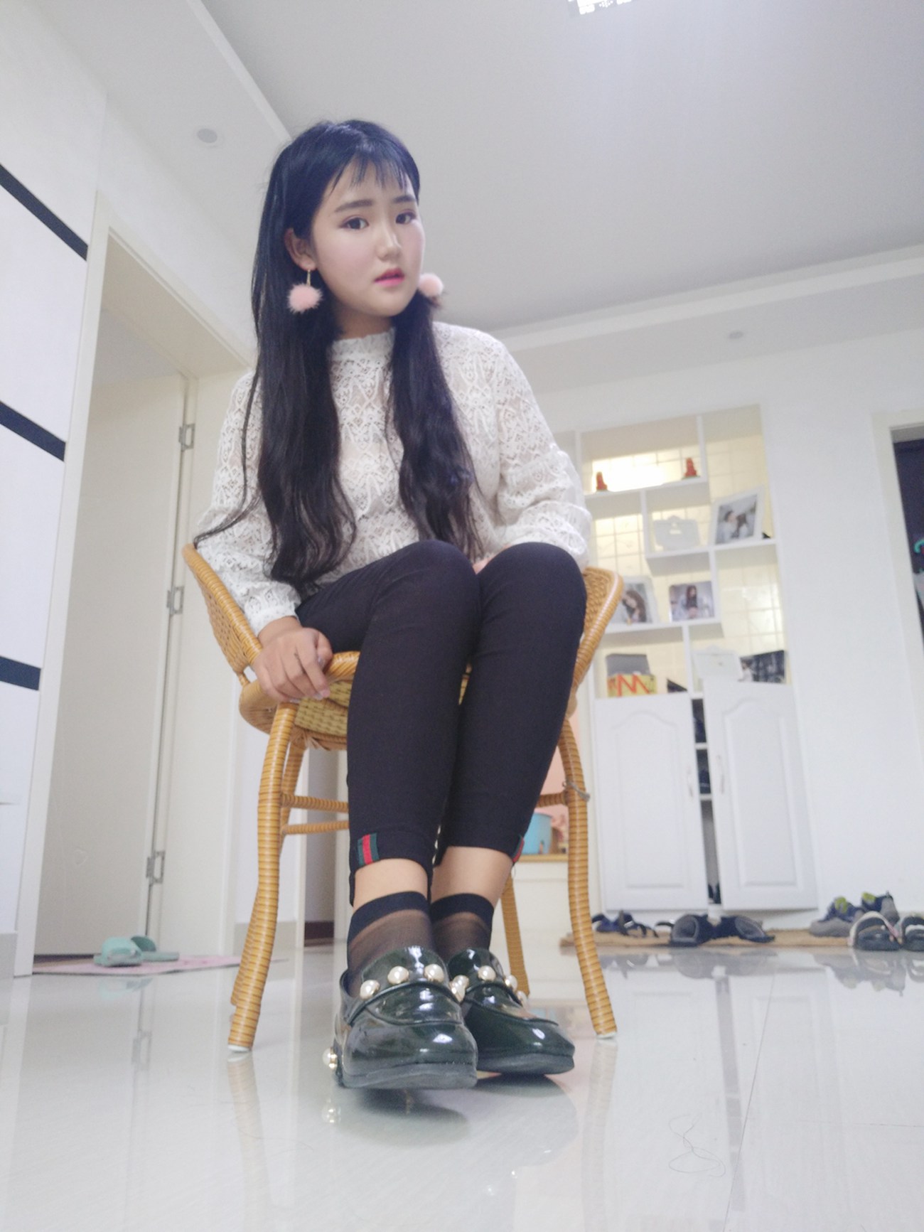 图片[33]-学妹校园寝室短丝系列033期 孙文惠[107P] – 速更版-美库