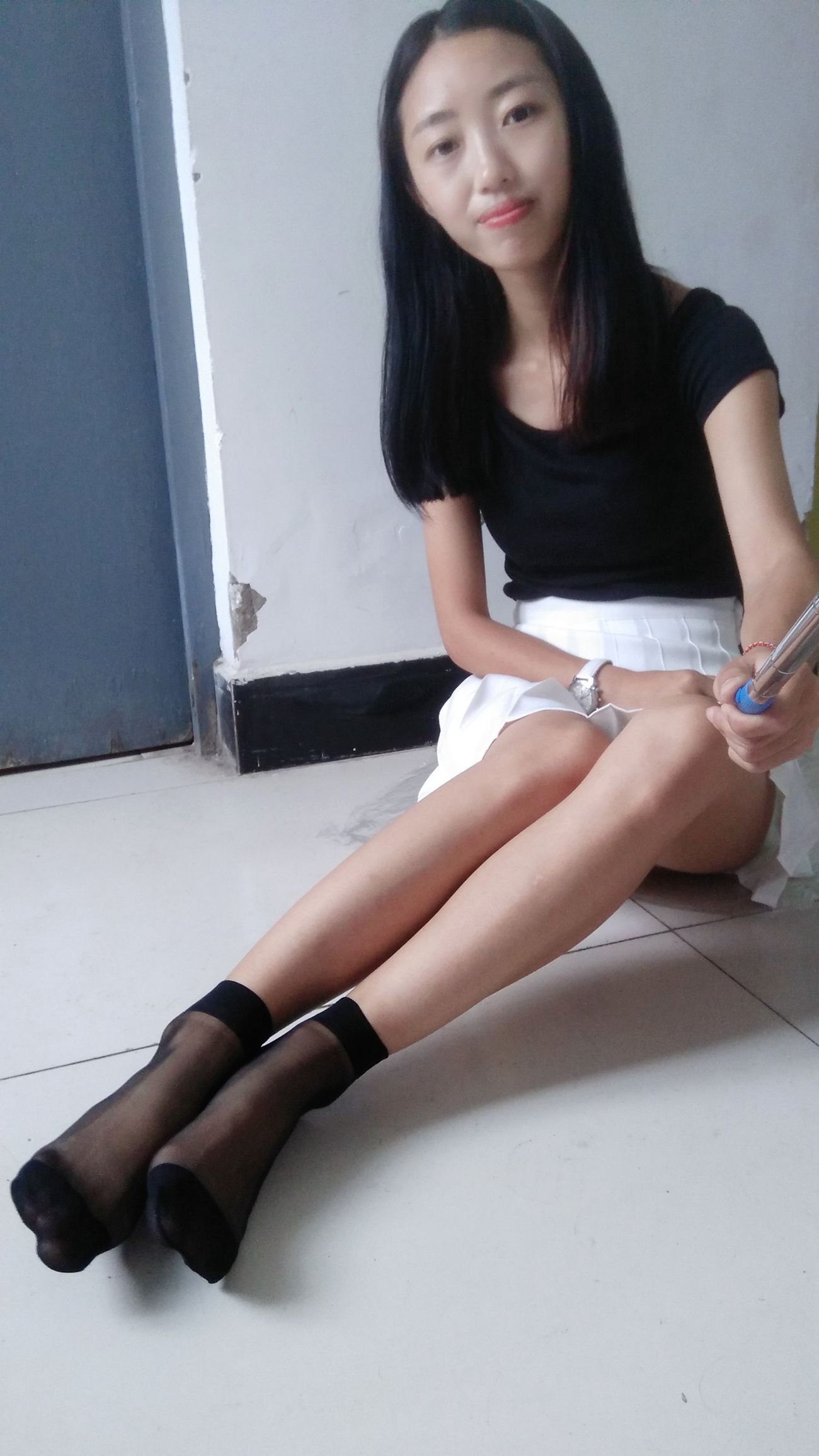 图片[26]-学妹校园寝室短丝系列034期 卫艺[190P] – 速更版-美库