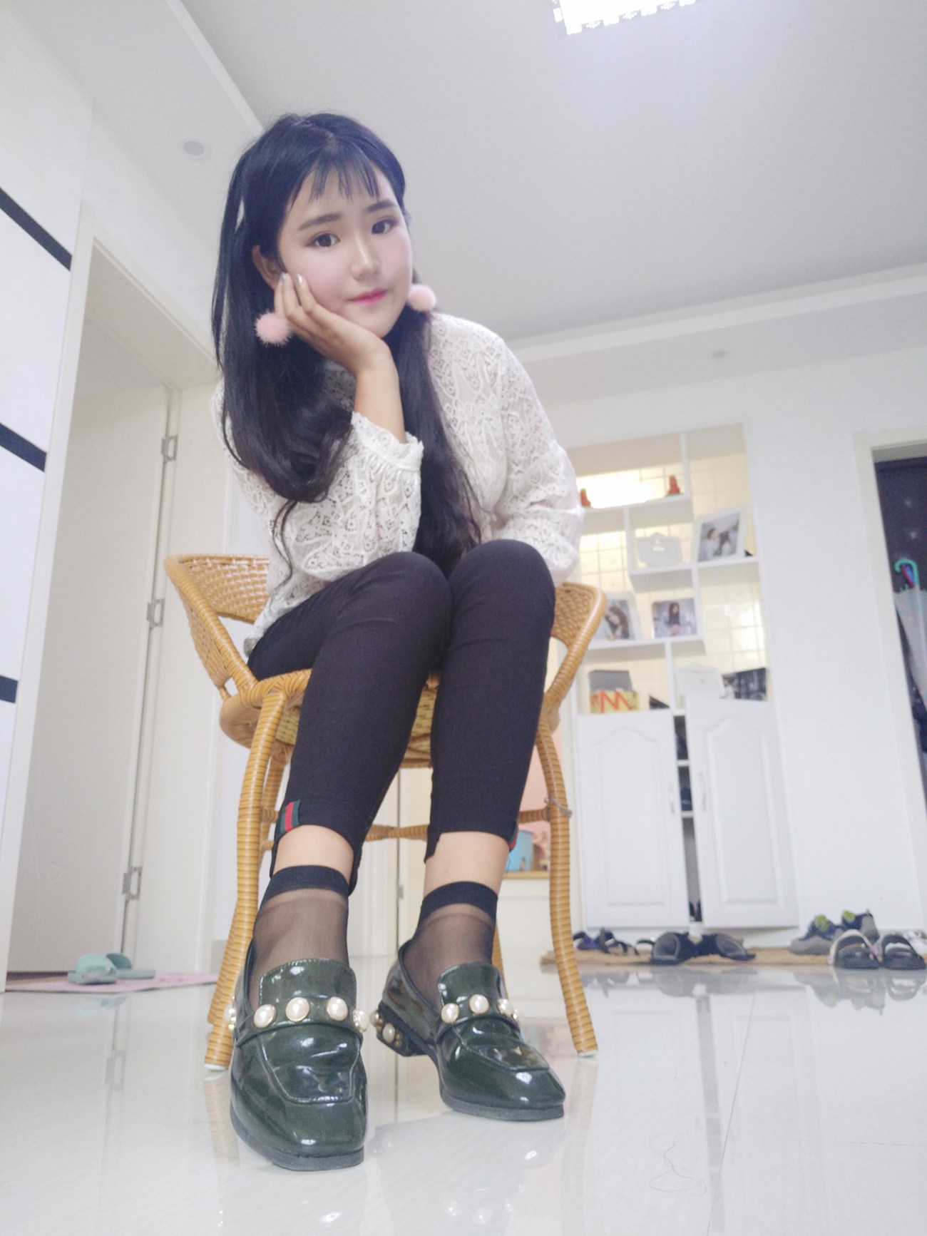 图片[39]-学妹校园寝室短丝系列033期 孙文惠[107P] – 速更版-美库