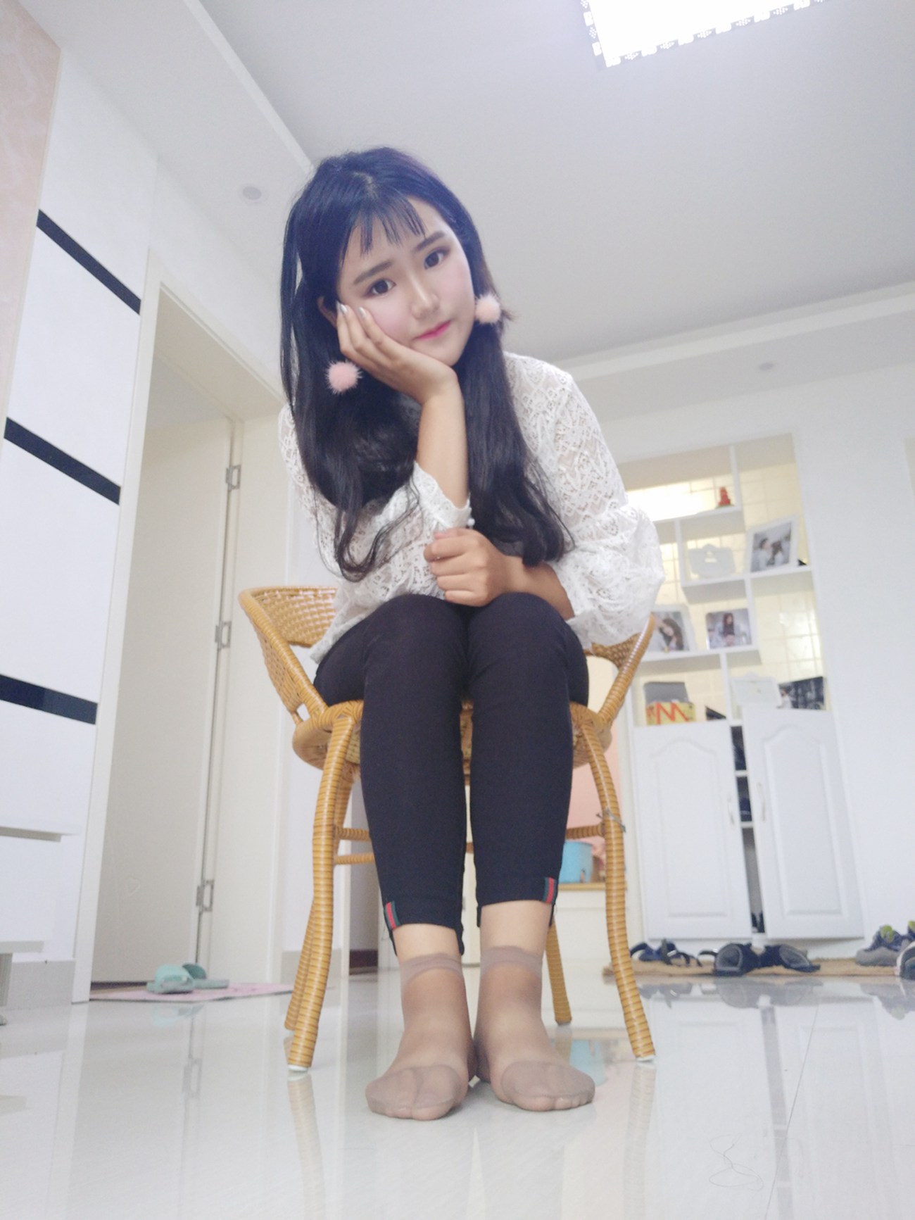 图片[45]-学妹校园寝室短丝系列033期 孙文惠[107P] – 速更版-美库