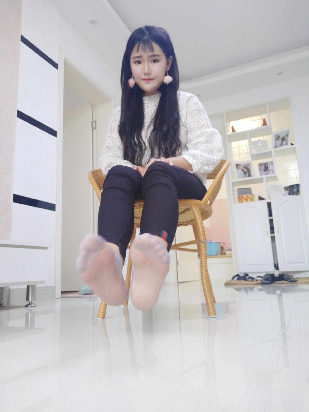 图片[46]-学妹校园寝室短丝系列033期 孙文惠[107P] – 速更版-美库