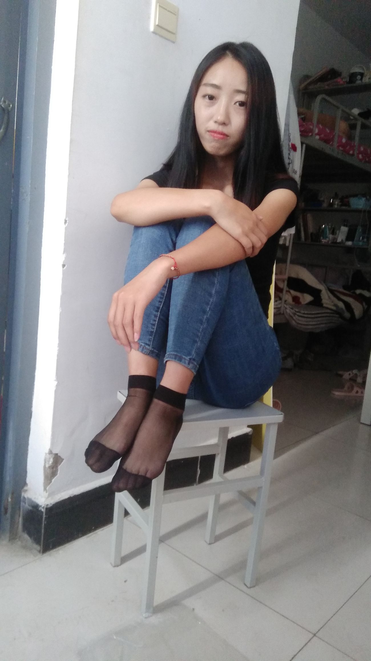 图片[38]-学妹校园寝室短丝系列034期 卫艺[190P] – 速更版-美库