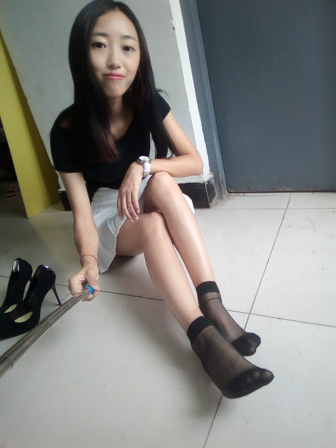 图片[40]-学妹校园寝室短丝系列034期 卫艺[190P] – 速更版-美库