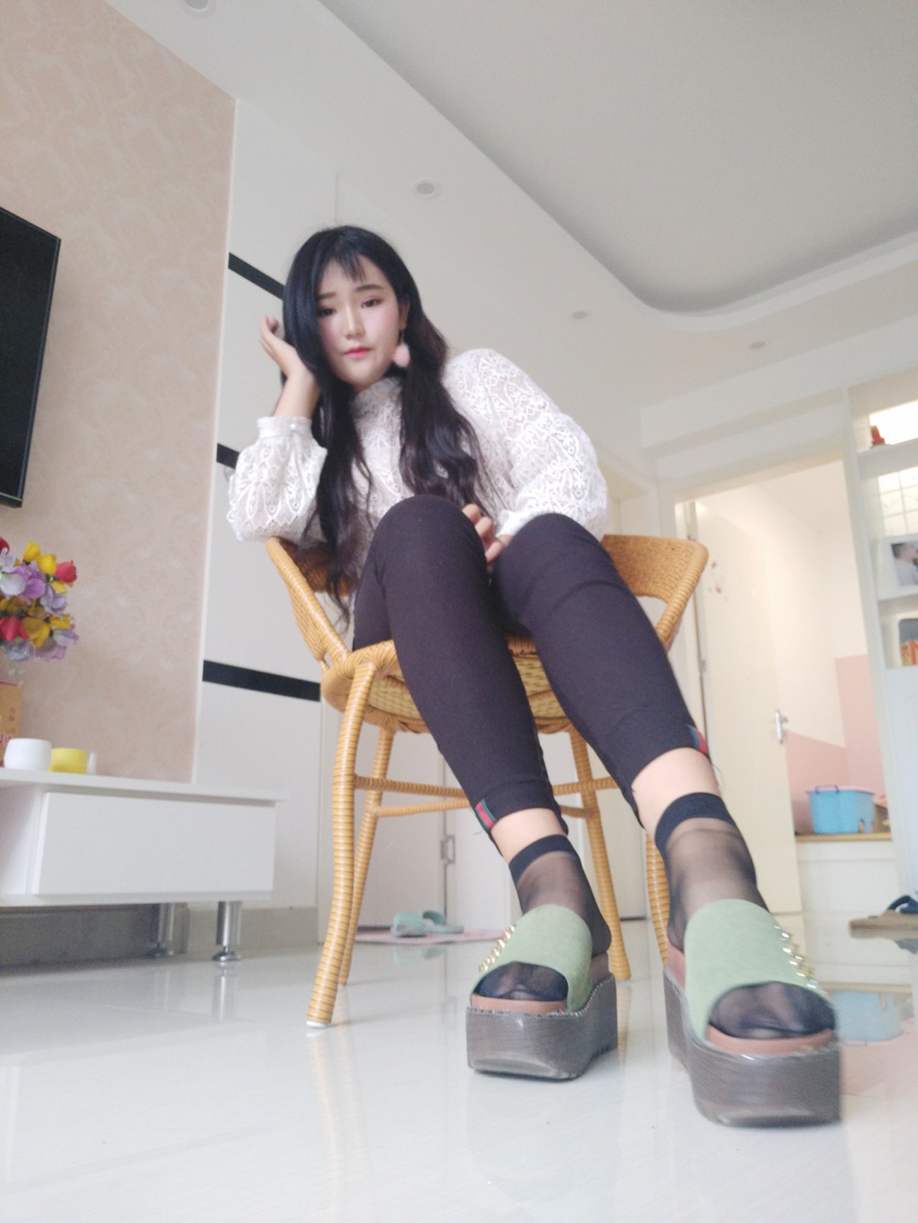 图片[55]-学妹校园寝室短丝系列033期 孙文惠[107P] – 速更版-美库