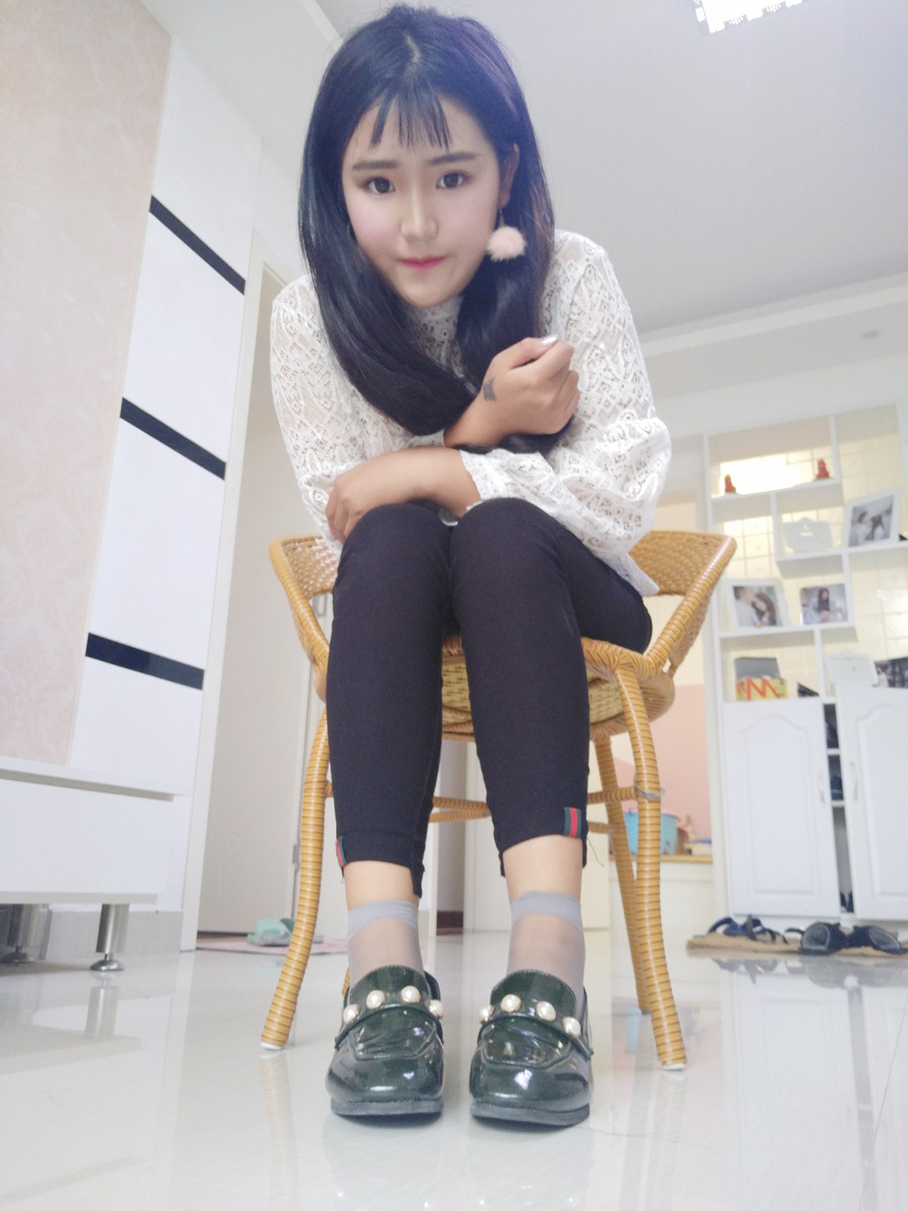 图片[63]-学妹校园寝室短丝系列033期 孙文惠[107P] – 速更版-美库