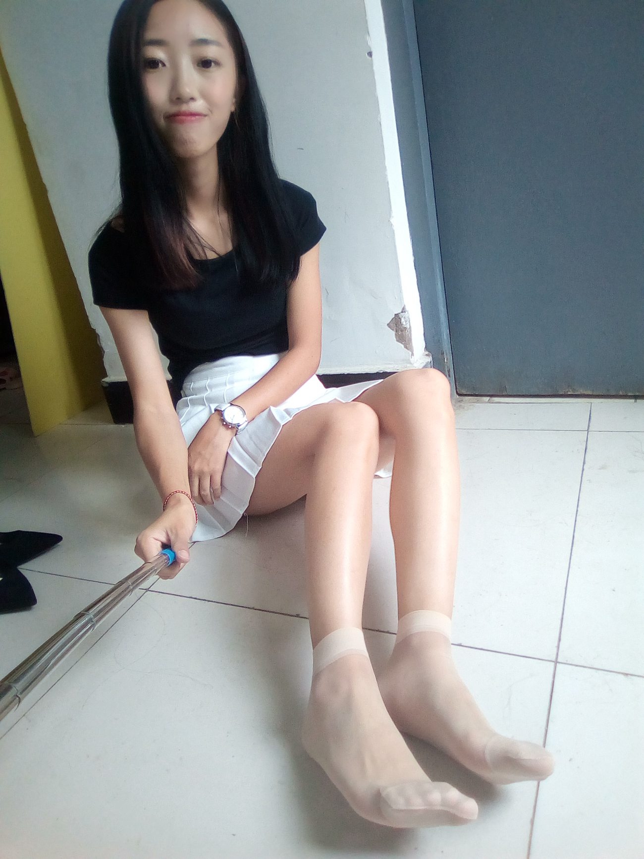 图片[52]-学妹校园寝室短丝系列034期 卫艺[190P] – 速更版-美库