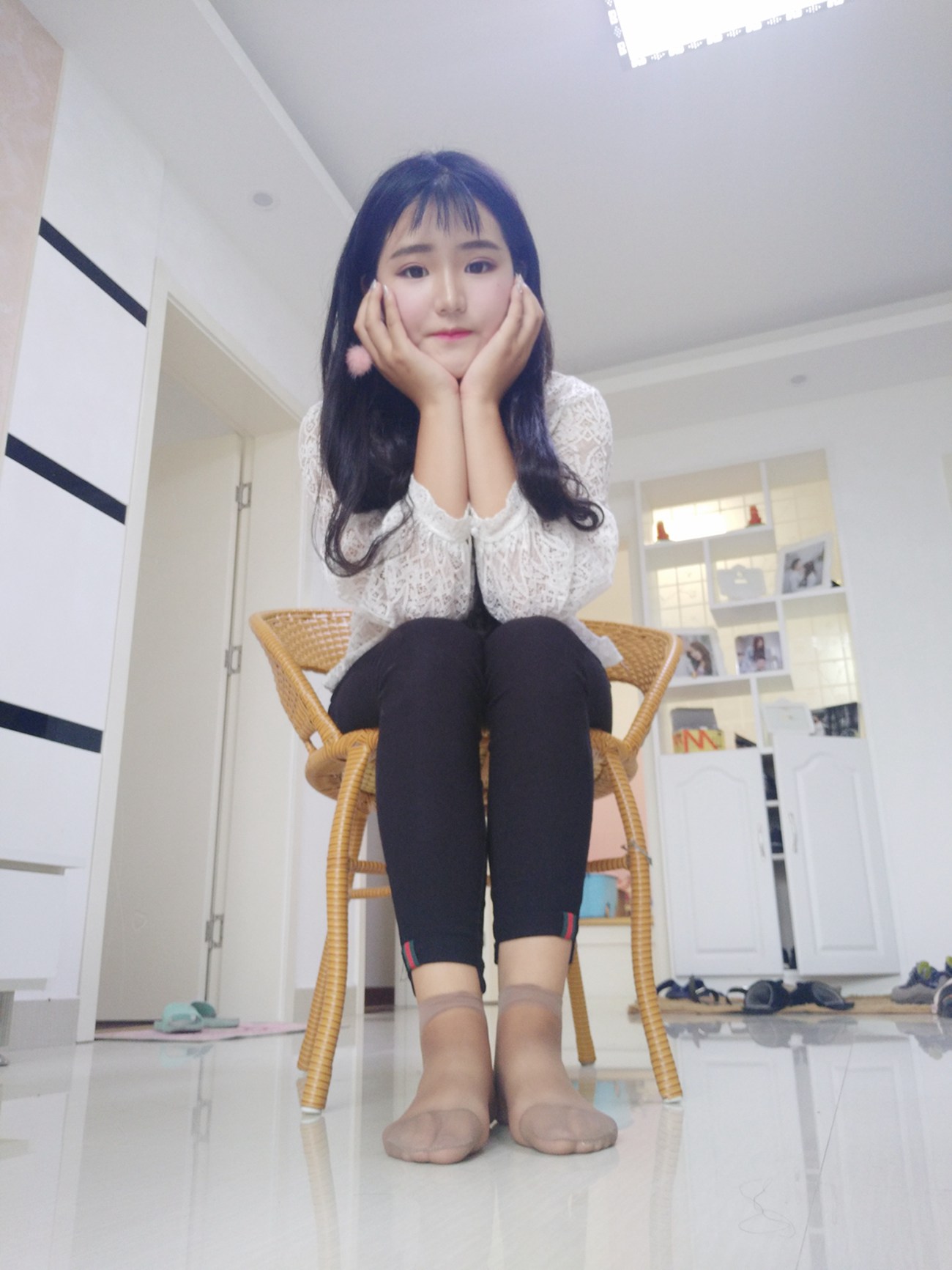 图片[65]-学妹校园寝室短丝系列033期 孙文惠[107P] – 速更版-美库