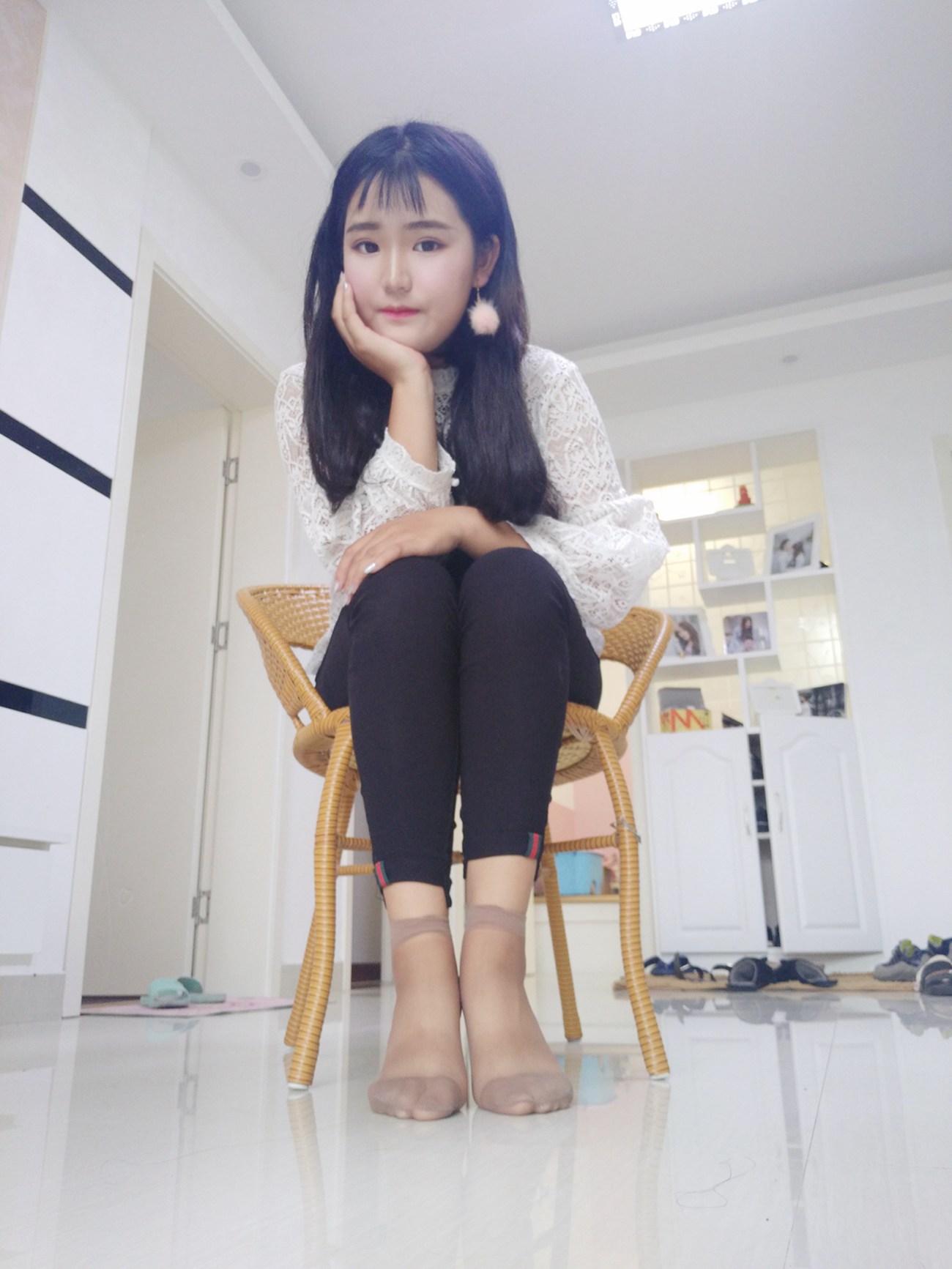 图片[68]-学妹校园寝室短丝系列033期 孙文惠[107P] – 速更版-美库