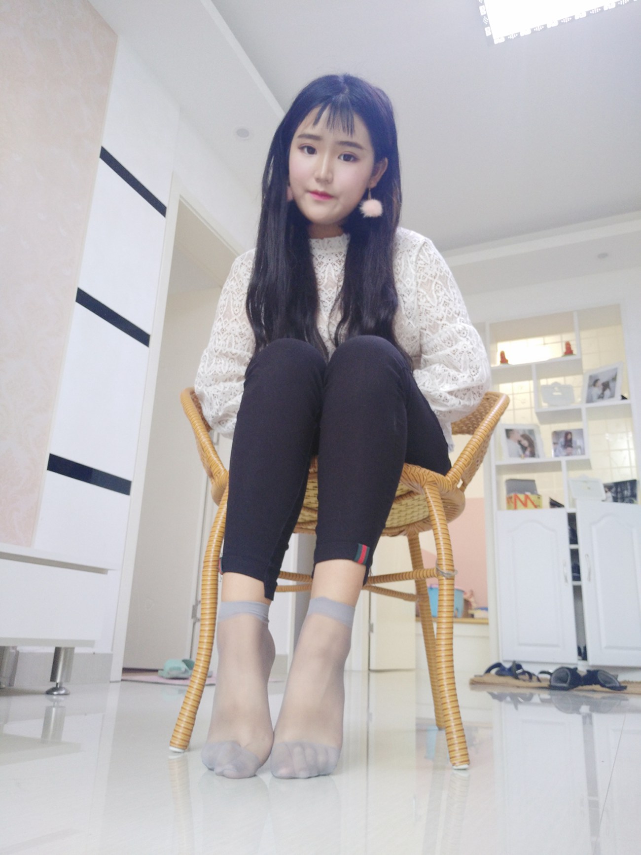 图片[71]-学妹校园寝室短丝系列033期 孙文惠[107P] – 速更版-美库