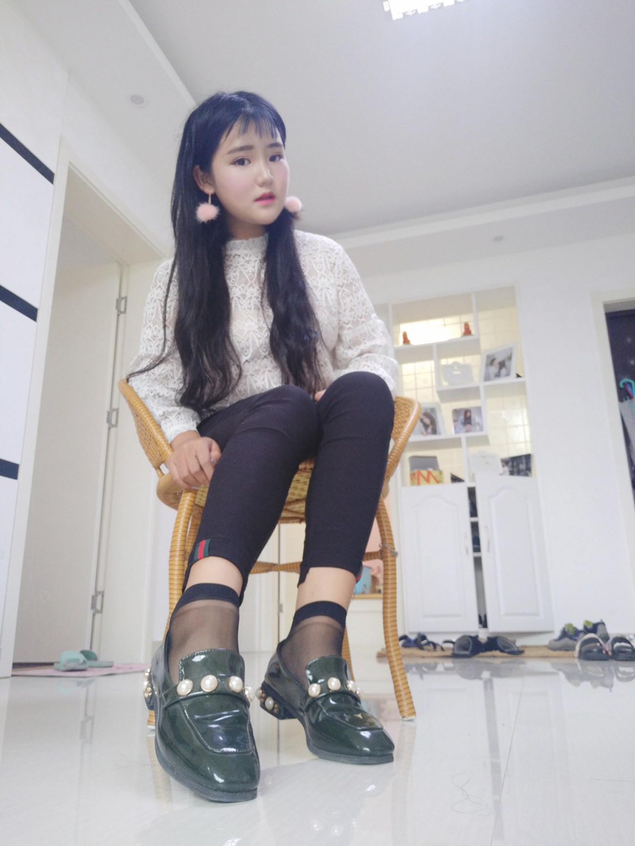 图片[73]-学妹校园寝室短丝系列033期 孙文惠[107P] – 速更版-美库