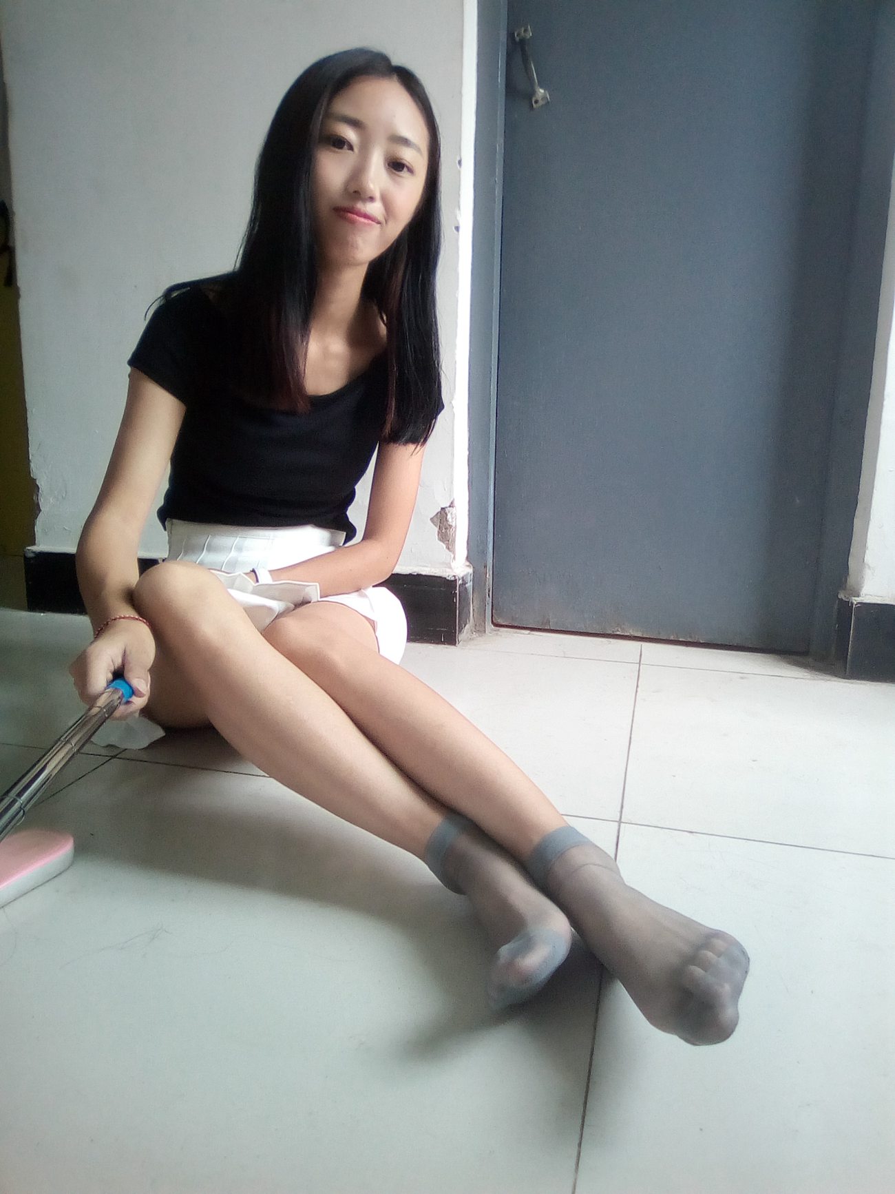 图片[62]-学妹校园寝室短丝系列034期 卫艺[190P] – 速更版-美库