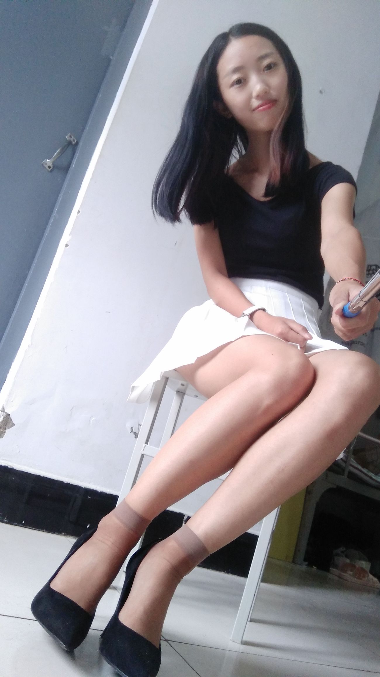 图片[64]-学妹校园寝室短丝系列034期 卫艺[190P] – 速更版-美库